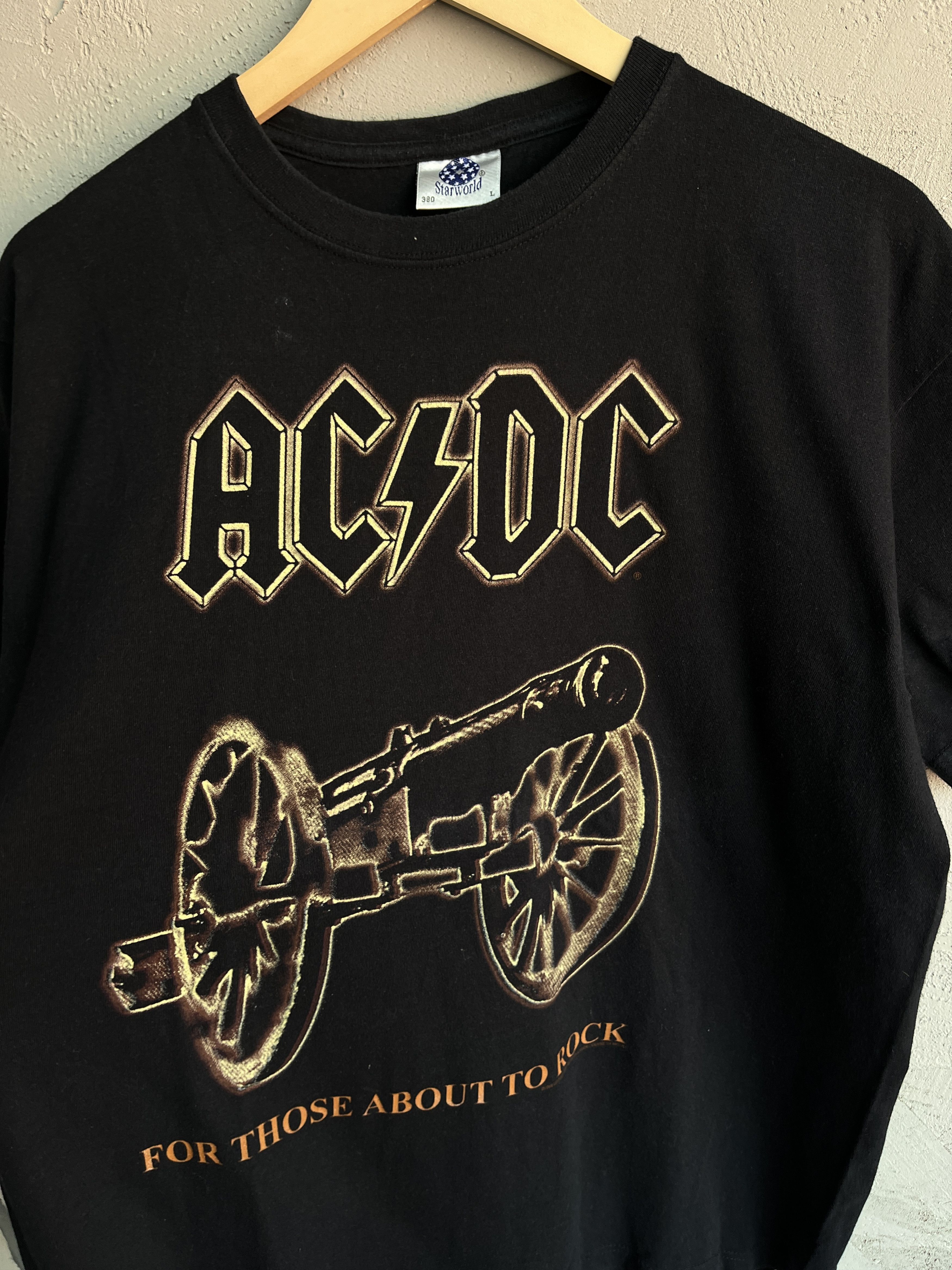 AC/DC ACDC 1999 For Those About to Rock We Salute You Rock T Shirt Size US L / EU 52-54 / 3 - 3 Thumbnail