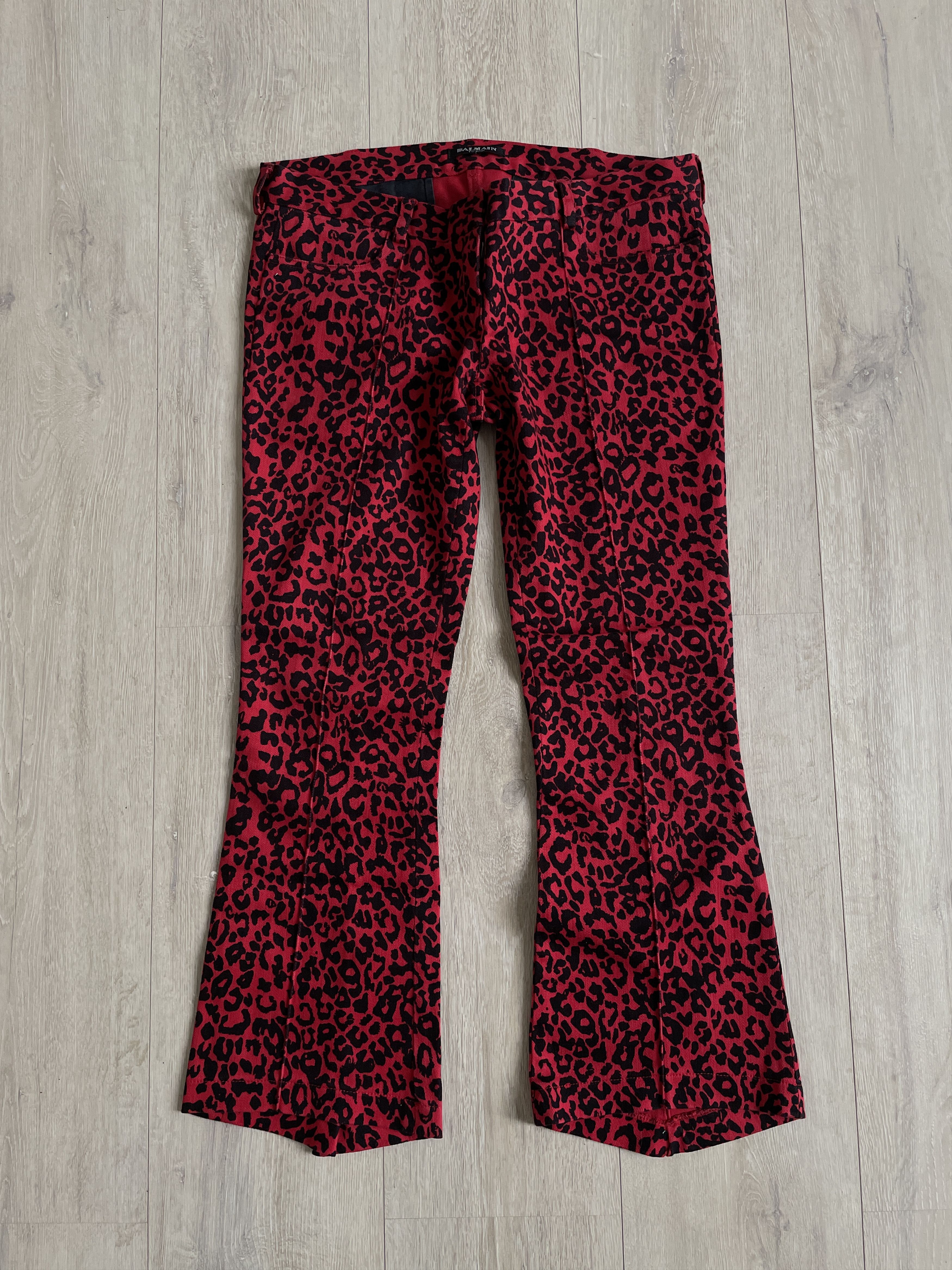 Balmain Balmain AW08 runway flared pants by Christophe Decarnin Size 29" - 1 Thumbnail