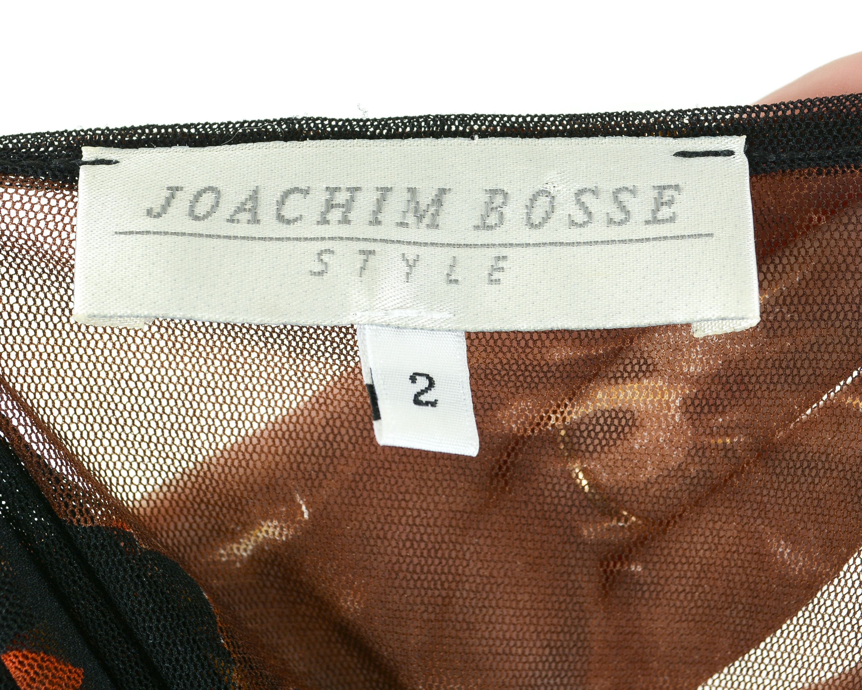 Other × Vintage JOACHIM BOSSE Floral Print Sheer Blouse Floral Pattern Top Size XS / US 0-2 / IT 36-38 - 6 Thumbnail