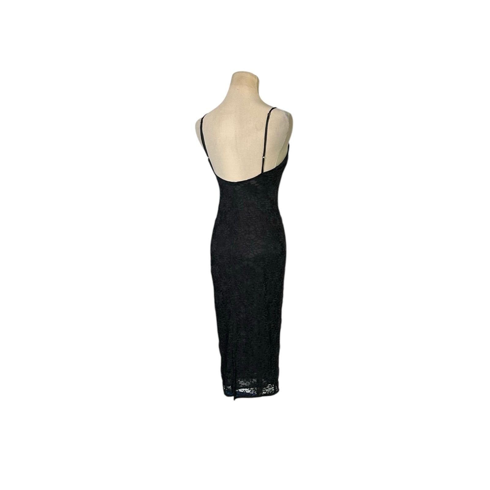 Urban Outfitters Out From Under black lace slip pencil dress size Small Size S / US 4 / IT 40 - 16 Thumbnail