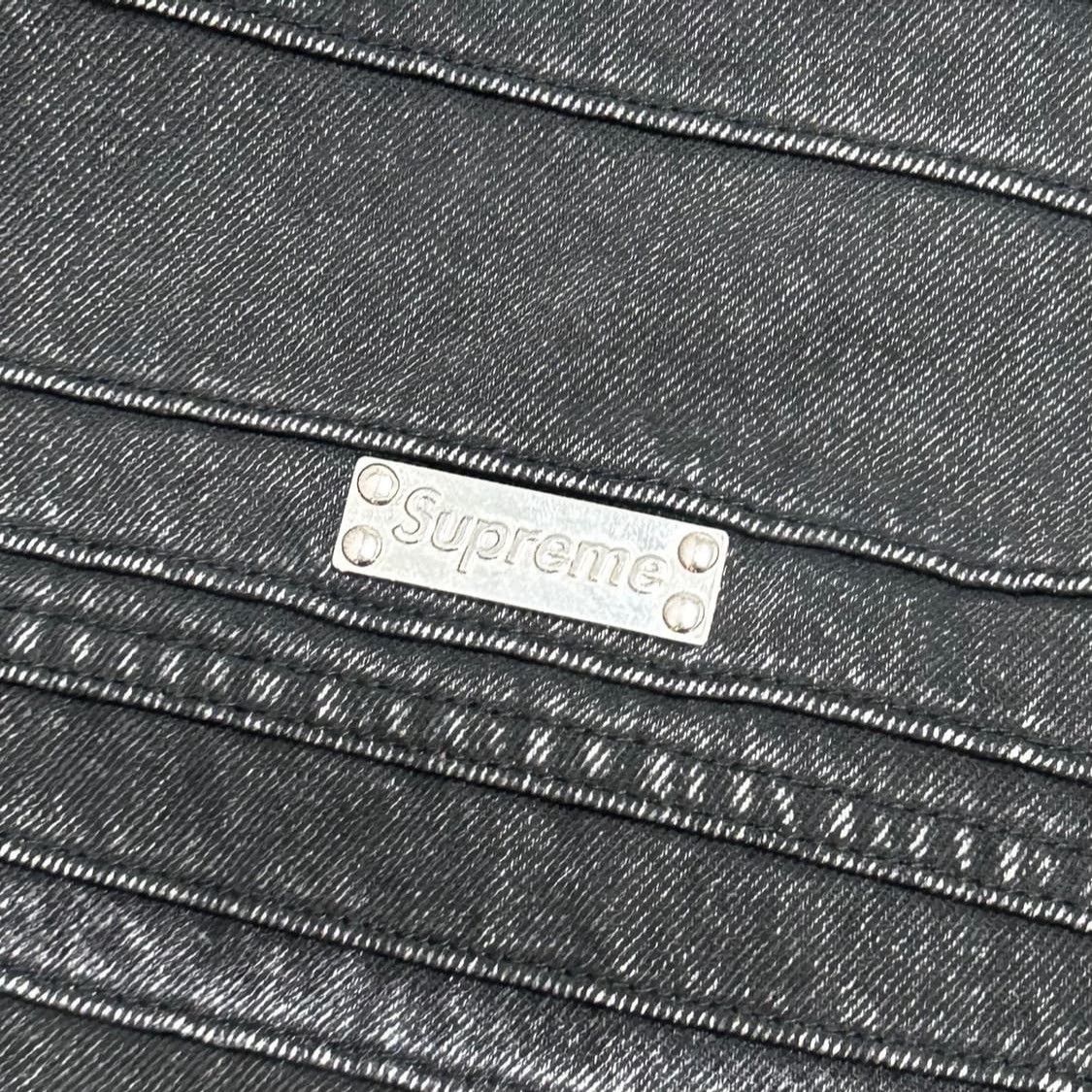 Supreme Supreme Layered Black Denim Jacket Size US S / EU 44-46 / 1 - 8 Thumbnail