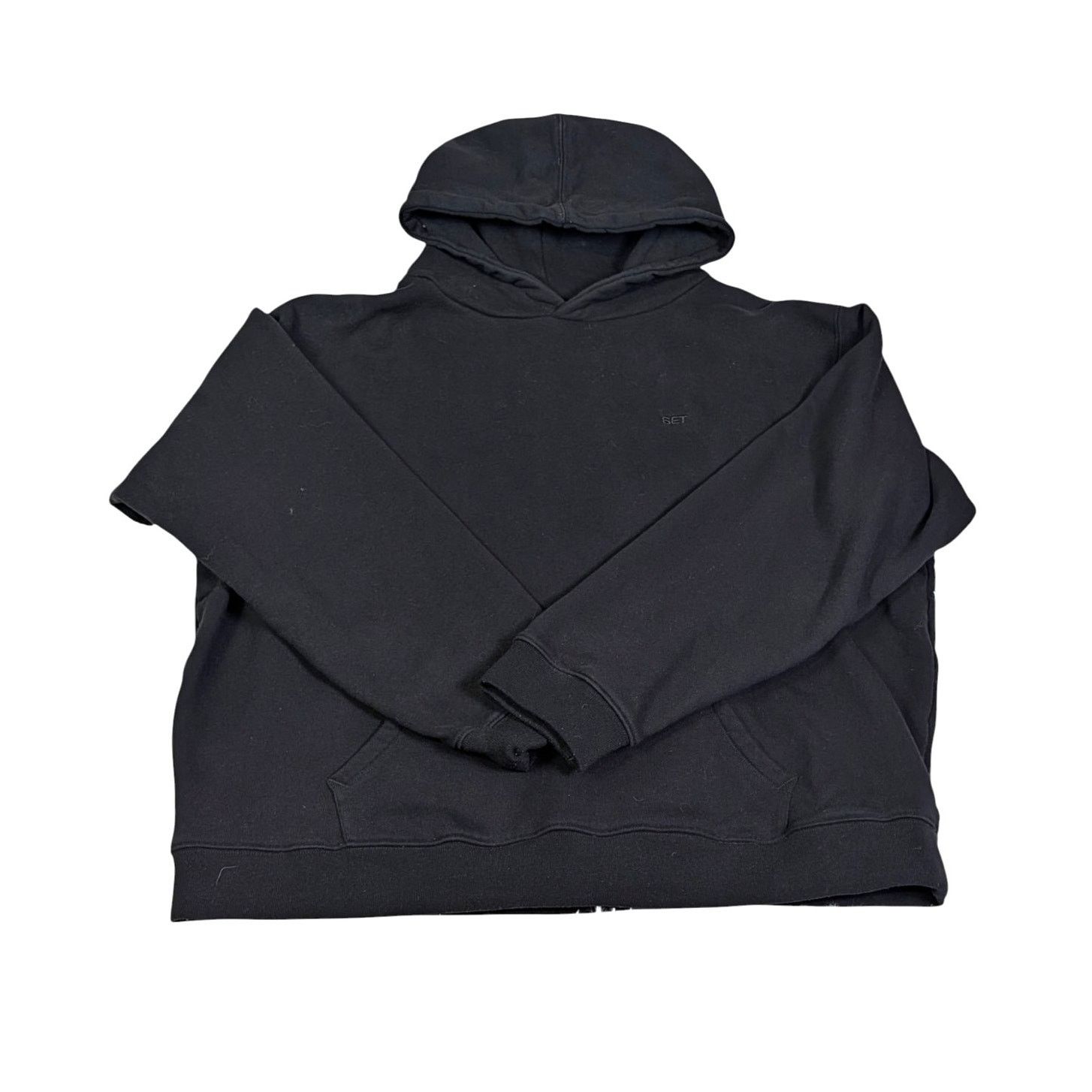 Other SET Active Hoodie XL Black Oversized Pullover Athleisure Size US XL / EU 56 / 4 - 1 Thumbnail