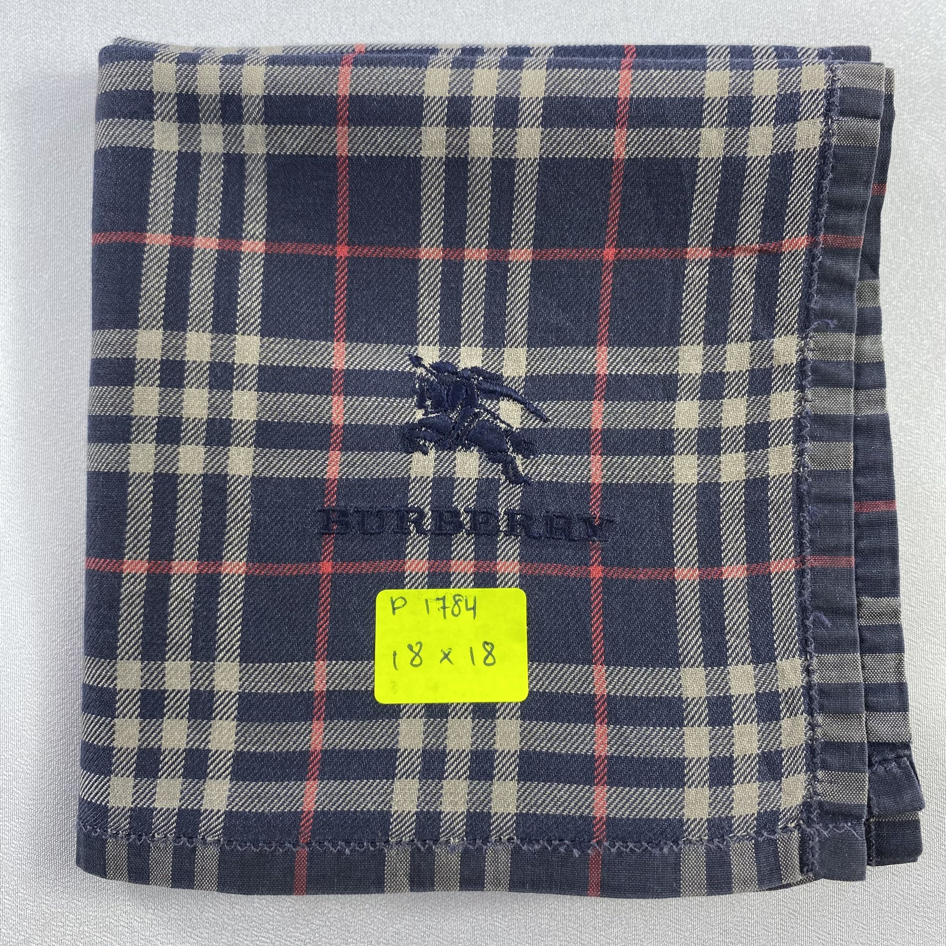 Burberry × Vintage Burberry Handkerchief / Neckerchief / Bandana-P1784 Size ONE SIZE - 5 Thumbnail