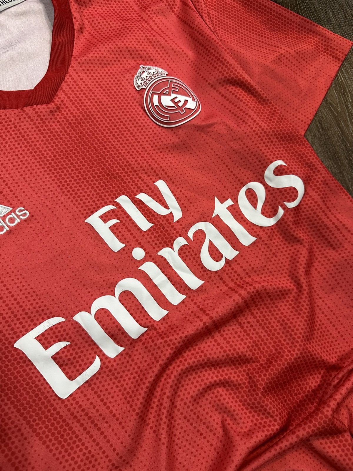 Adidas Adidas 2018-19 Real Madrid Soccer T-shirt Football Jersey Size US S / EU 44-46 / 1 - 4 Thumbnail
