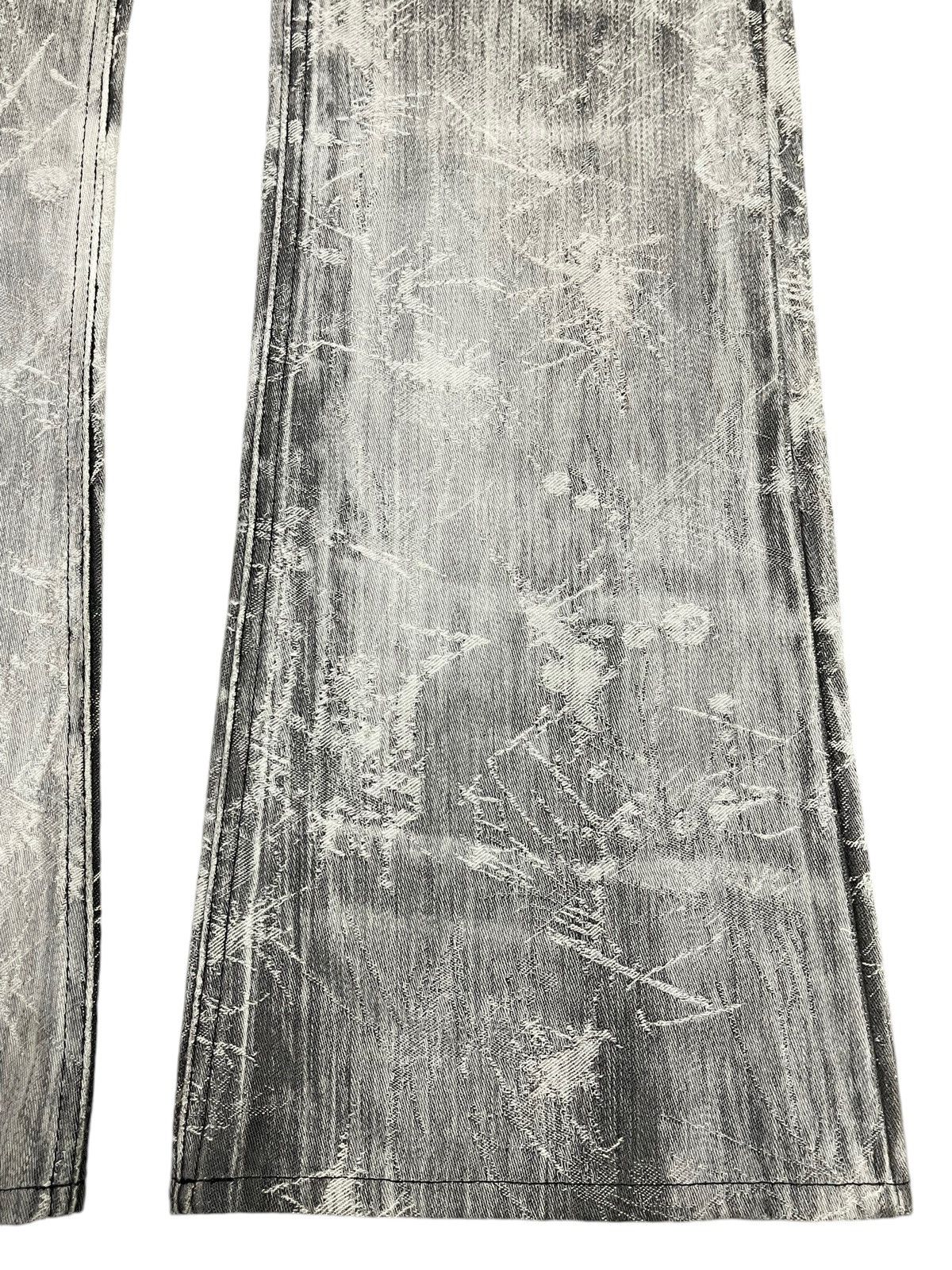 Tornado Mart Vintage Japan Edge Rupert Faded Spider Web Style Flare Jeans Size US 32 / EU 48 - 7 Thumbnail