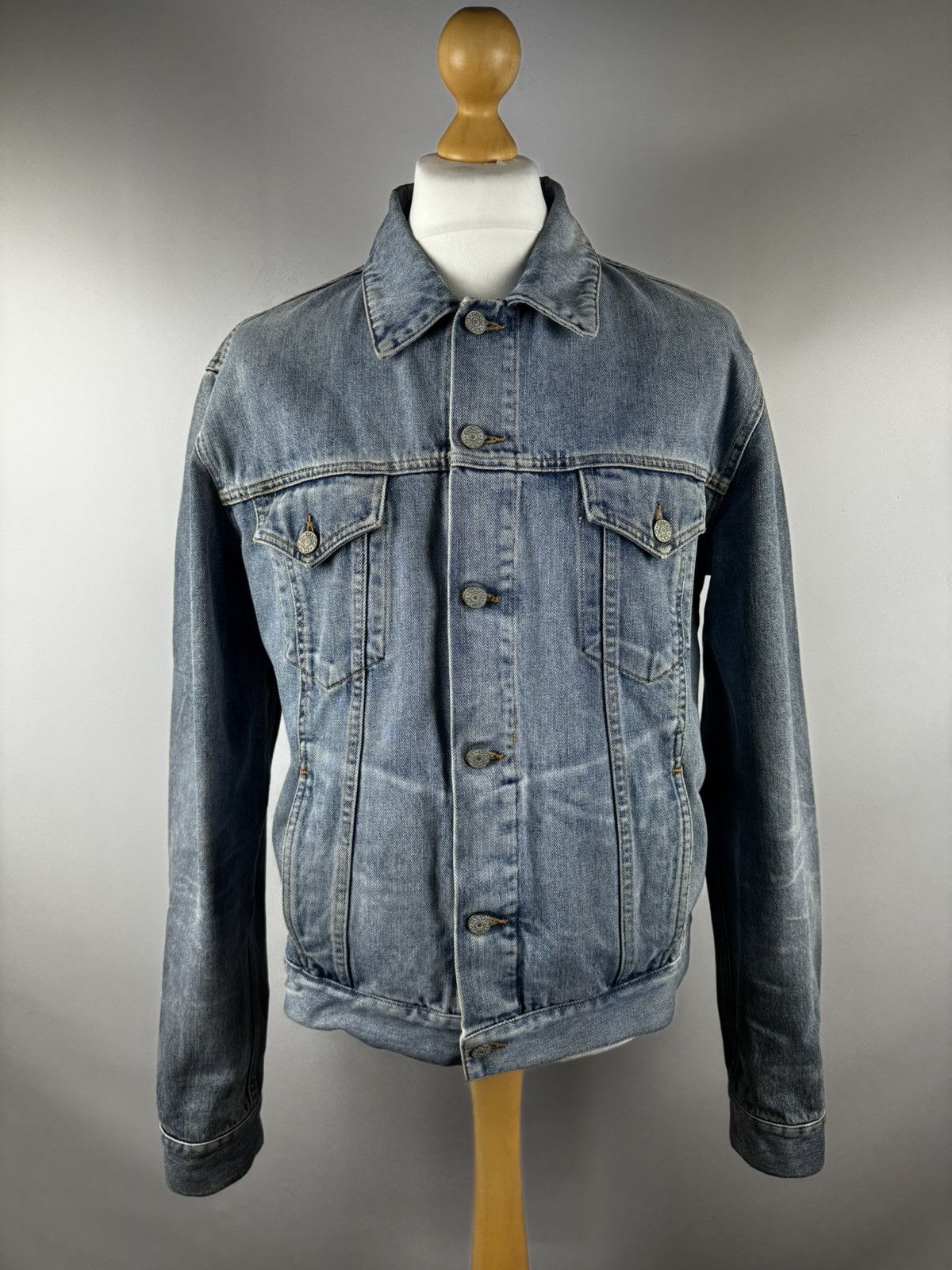 Gucci × Vintage Gucci Denim Jacket Vintage Rare Size US L / EU 52-54 / 3 - 2 Thumbnail