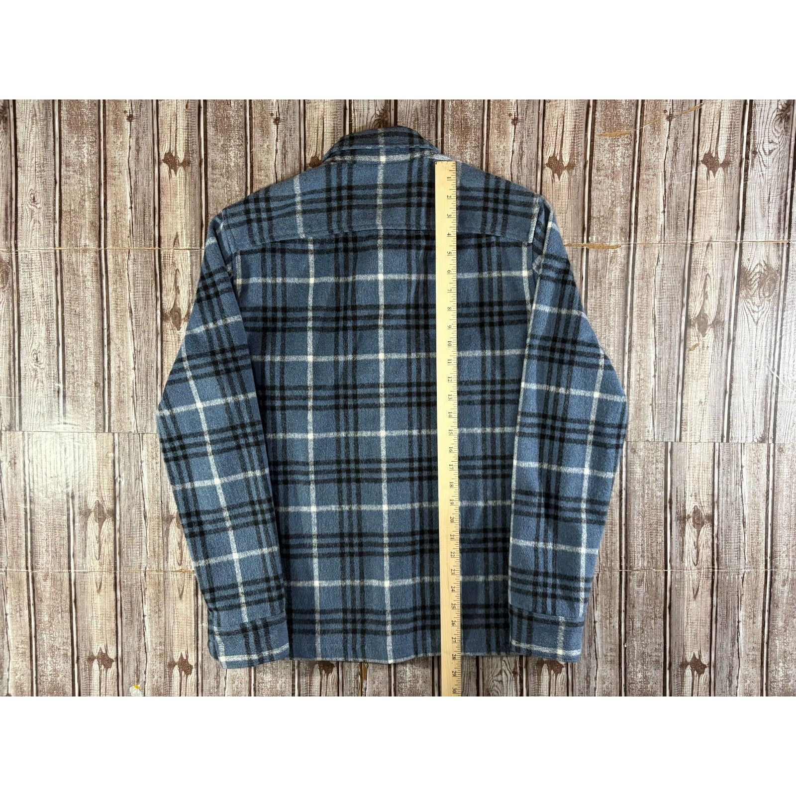 Allsaints AllSaints Berthold wool blend Plaid Flannel overshirt sz S N Size US S / EU 44-46 / 1 - 6 Thumbnail