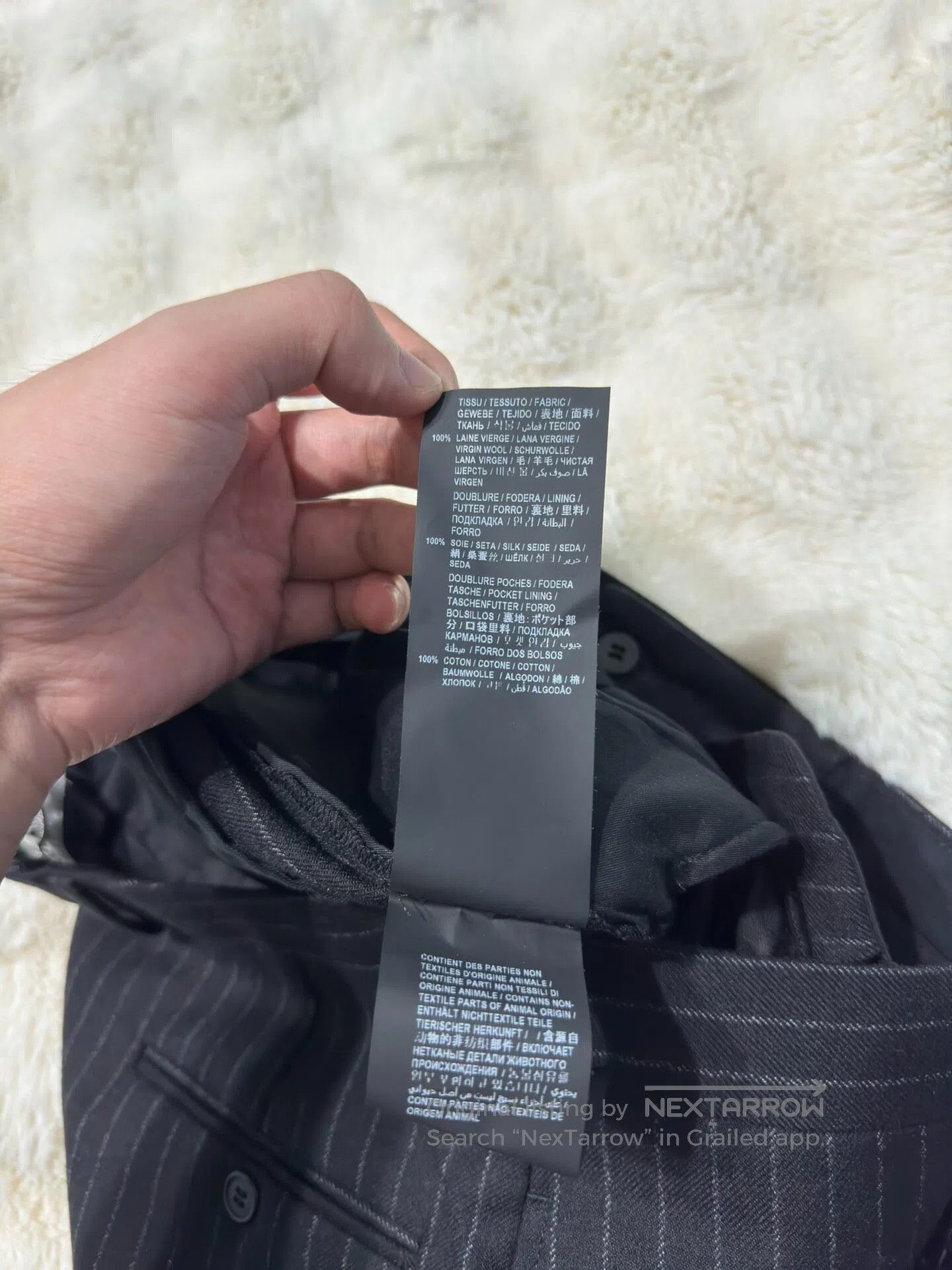 Saint Laurent Paris Saint Laurent Paris Men's dress pants medium weight| Size US 32 / EU 48 - 6 Thumbnail