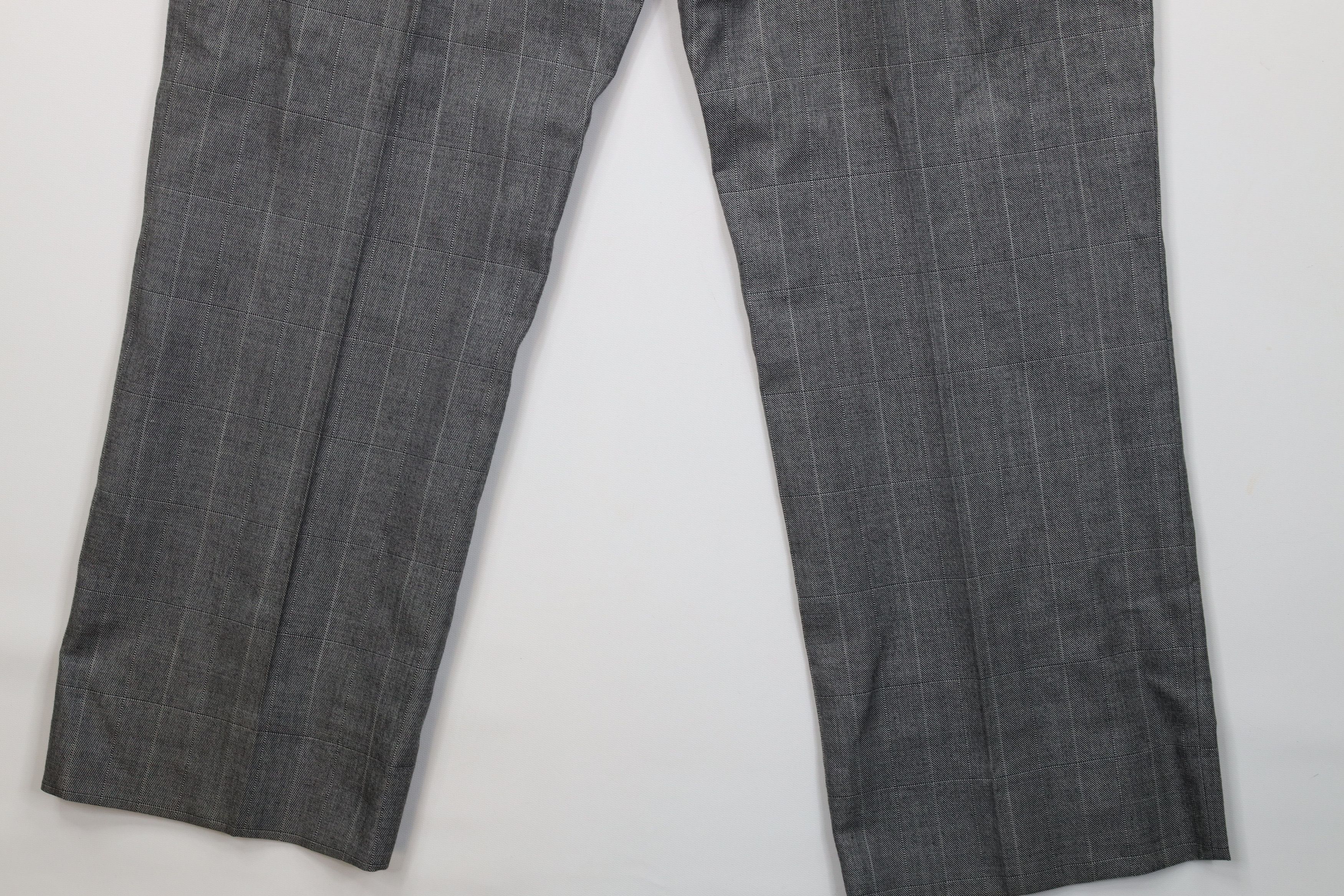 Vintage Vintage 70s Streetwear Flared Wide Leg Chino Pants Plaid USA Size US 36 / EU 52 - 14 Thumbnail