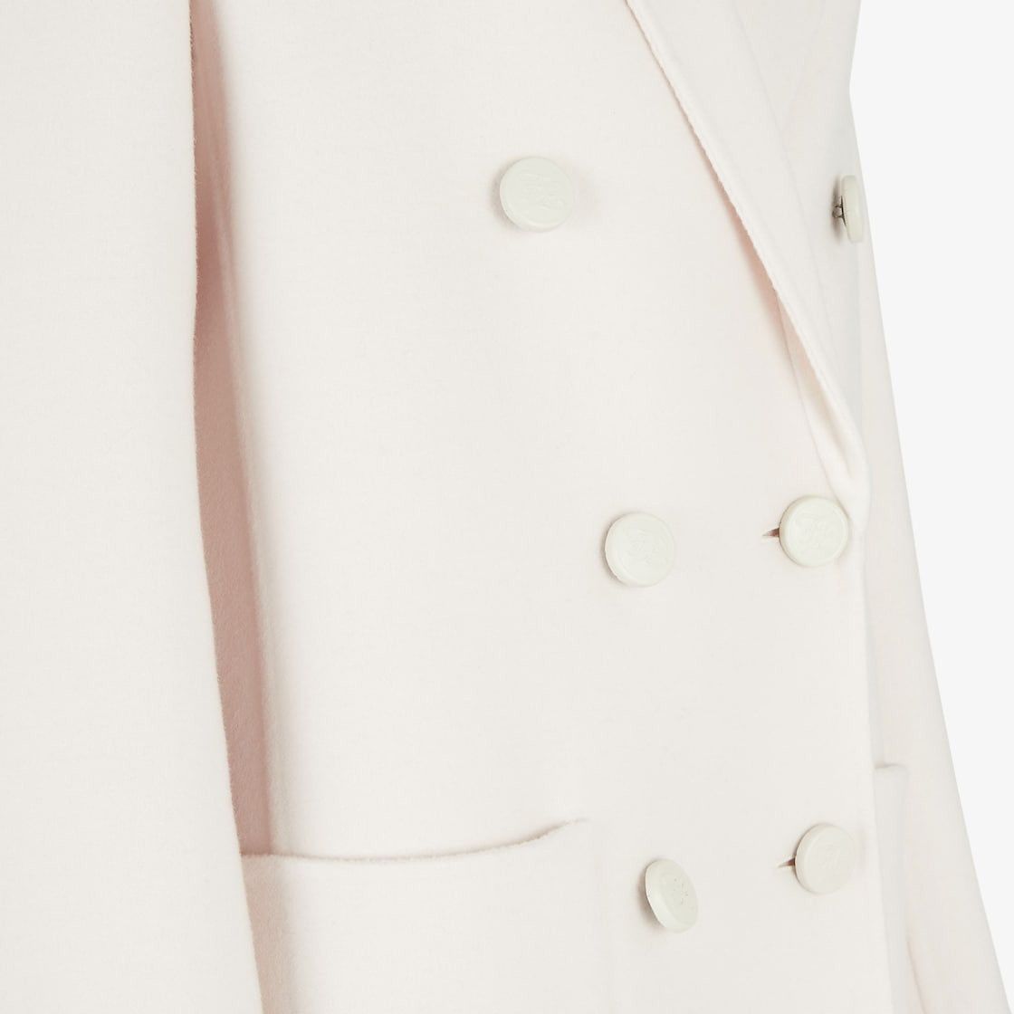 Fendi o1w1db10225 Coat in Pearl Size XS / US 0-2 / IT 36-38 - 3 Thumbnail