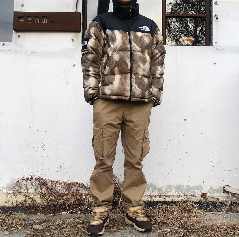 Supreme × The North Face Supreme The North Face 13FW Fur Print Nuptse Jacket Size US L / EU 52-54 / 3 - 11 Thumbnail