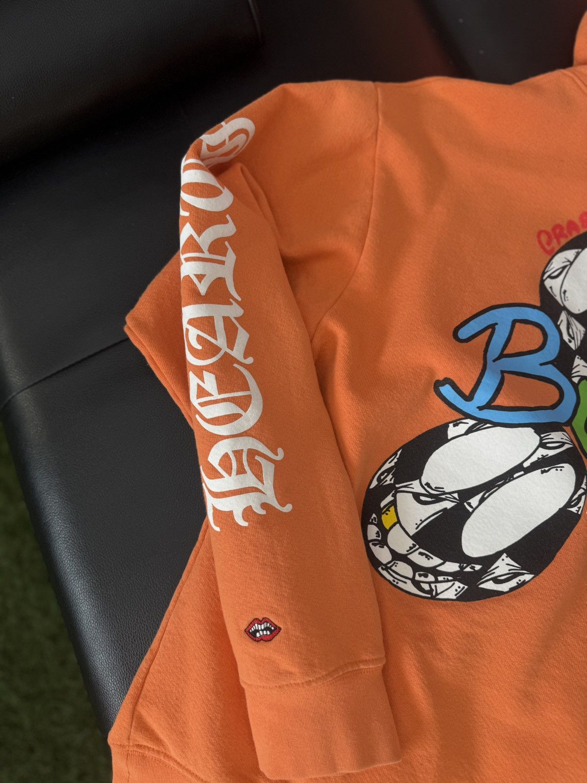 Chrome Hearts × Matty Boy Chrome Hearts Orange “LINK” Matty Boy Hoodie Size L Size US L / EU 52-54 / 3 - 11 Thumbnail