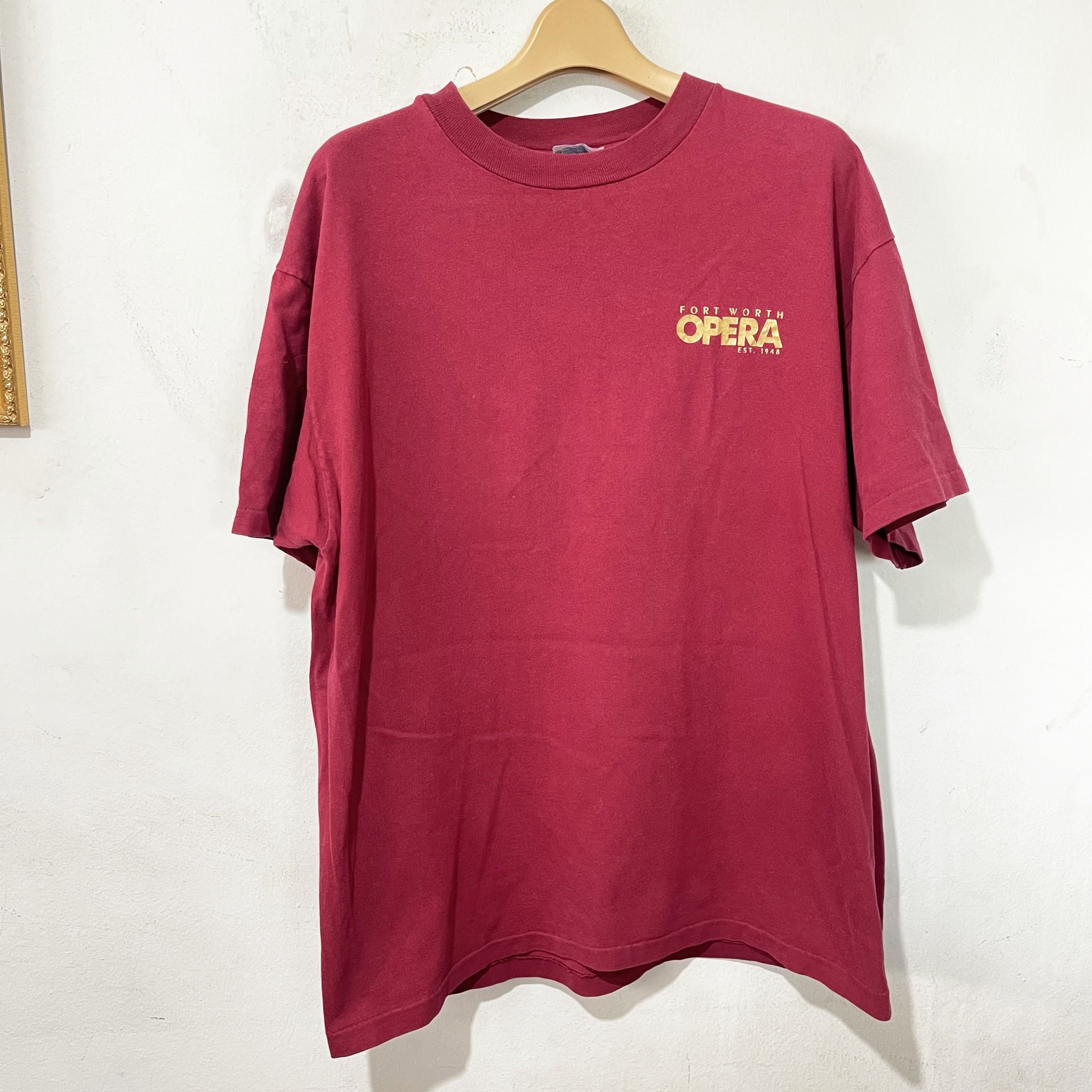 Vintage Vintage 90s Fort Worth Opera T-Shirt Size US L / EU 52-54 / 3 - 1 Thumbnail