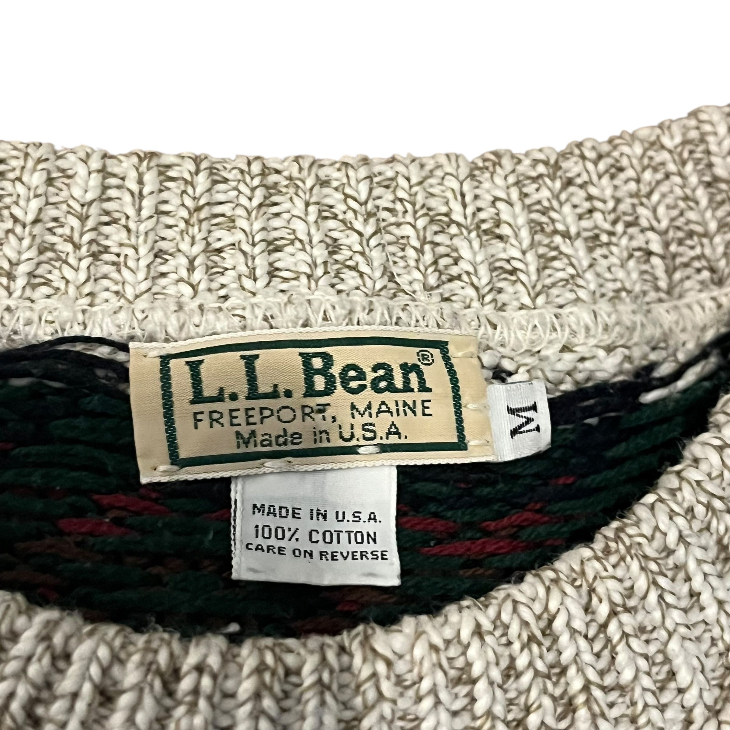 L.L. Bean VINTAGE LL Bean Knit Sweater Made in USA Size US M / EU 48-50 / 2 - 2 Thumbnail