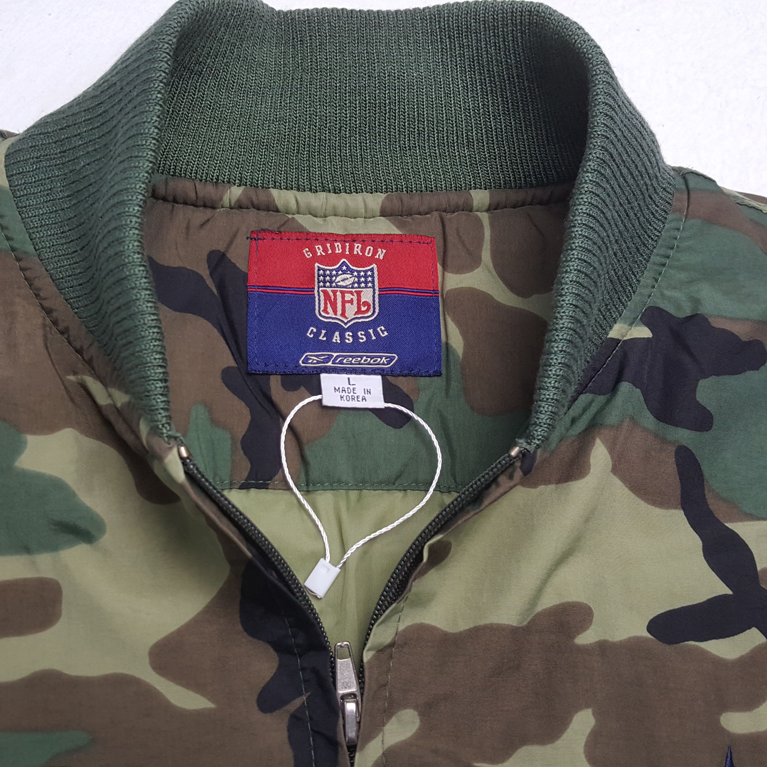 NFL Dallas COWBOYS NFL REEBOK Jacket Camo Design Style Size US XXL / EU 58 / 5 - 10 Thumbnail