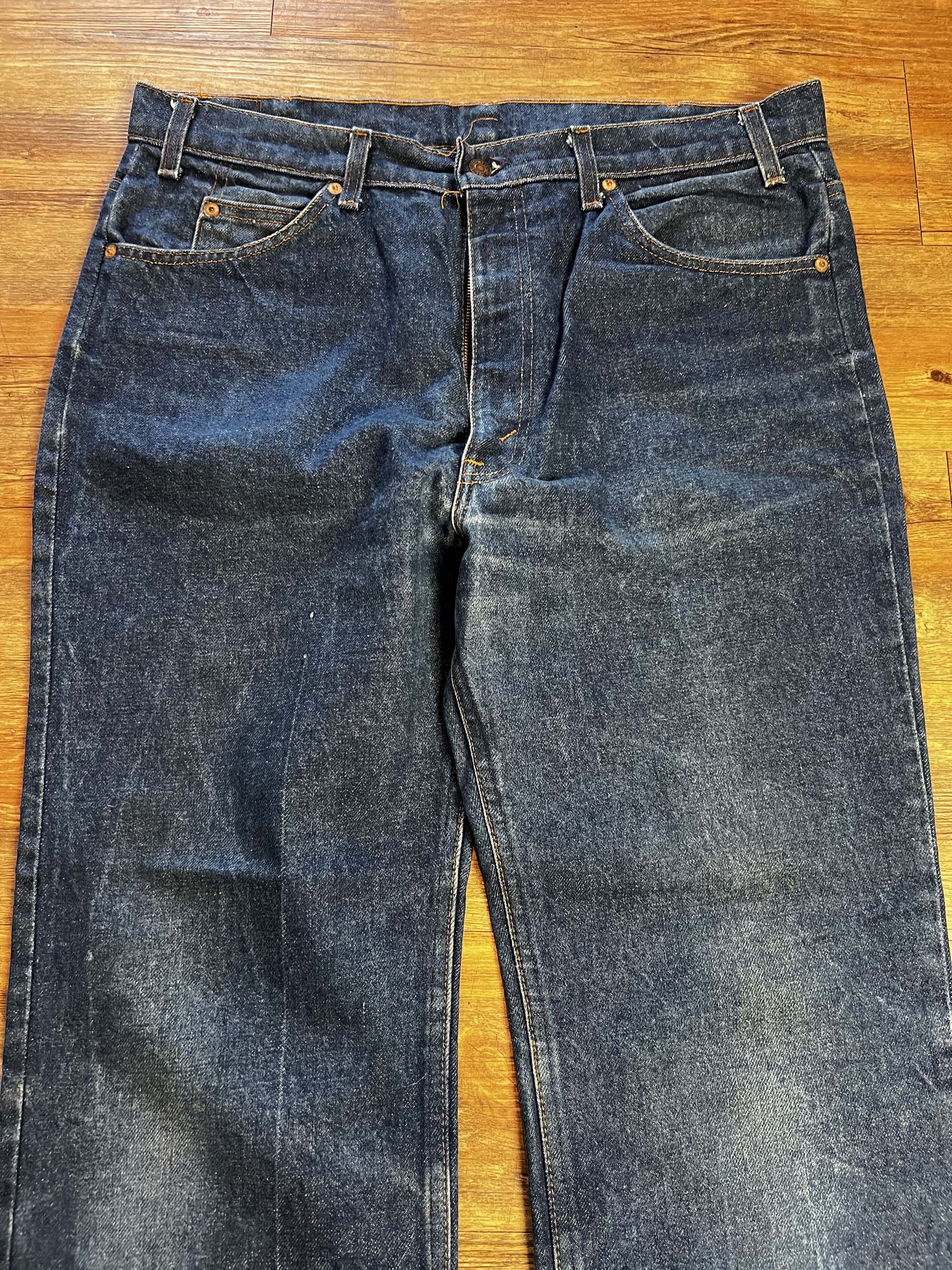 Levi's Vintage Clothing 1970's-1980's Levi's 20517-0217 Boot Cut Orange Tab Jeans Size US 38 / EU 54 - 2 Thumbnail