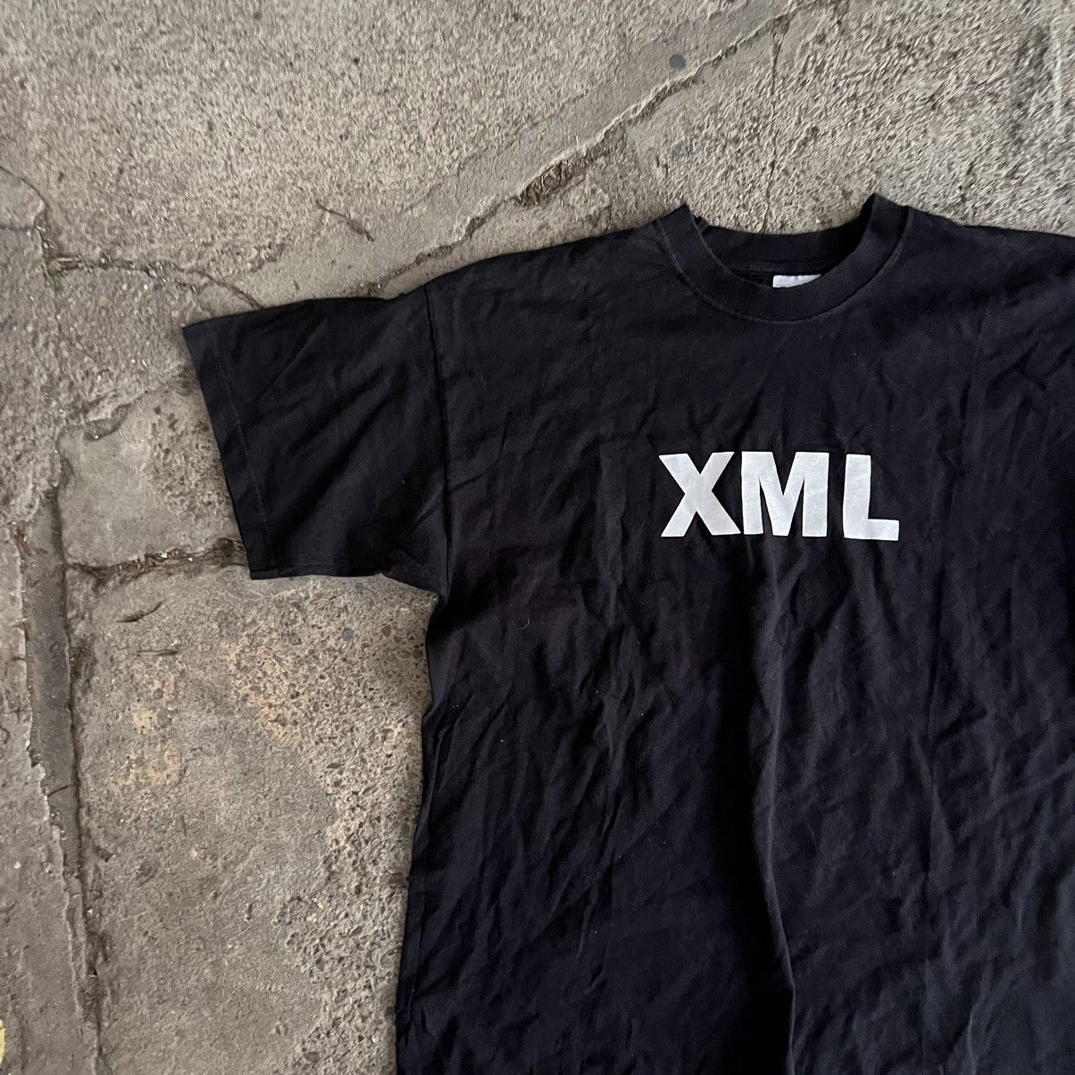 Japanese Brand XML Vintage Black T shirt Geek Database Size US S / EU 44-46 / 1 - 3 Thumbnail