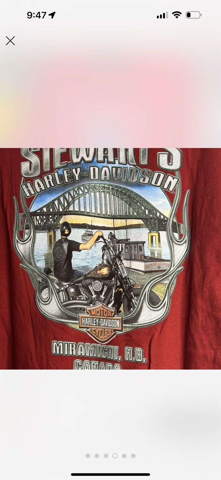 Harley Davidson Vintage Y2K Harley Davidson Skull graphic Biker T-shirt Size US L / EU 52-54 / 3 - 4 Thumbnail