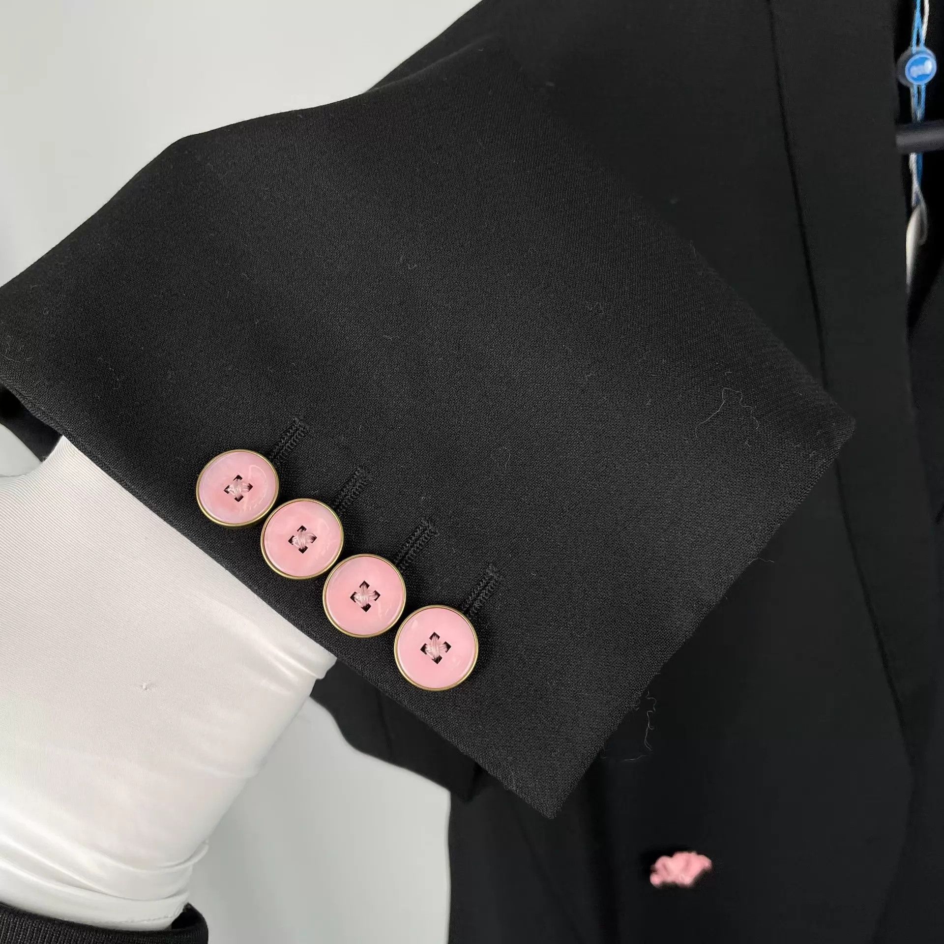 Louis Vuitton LV NIGO x Wang Jiaer Long Suit Jacket Black 48 Size US M / EU 48-50 / 2 - 6 Thumbnail