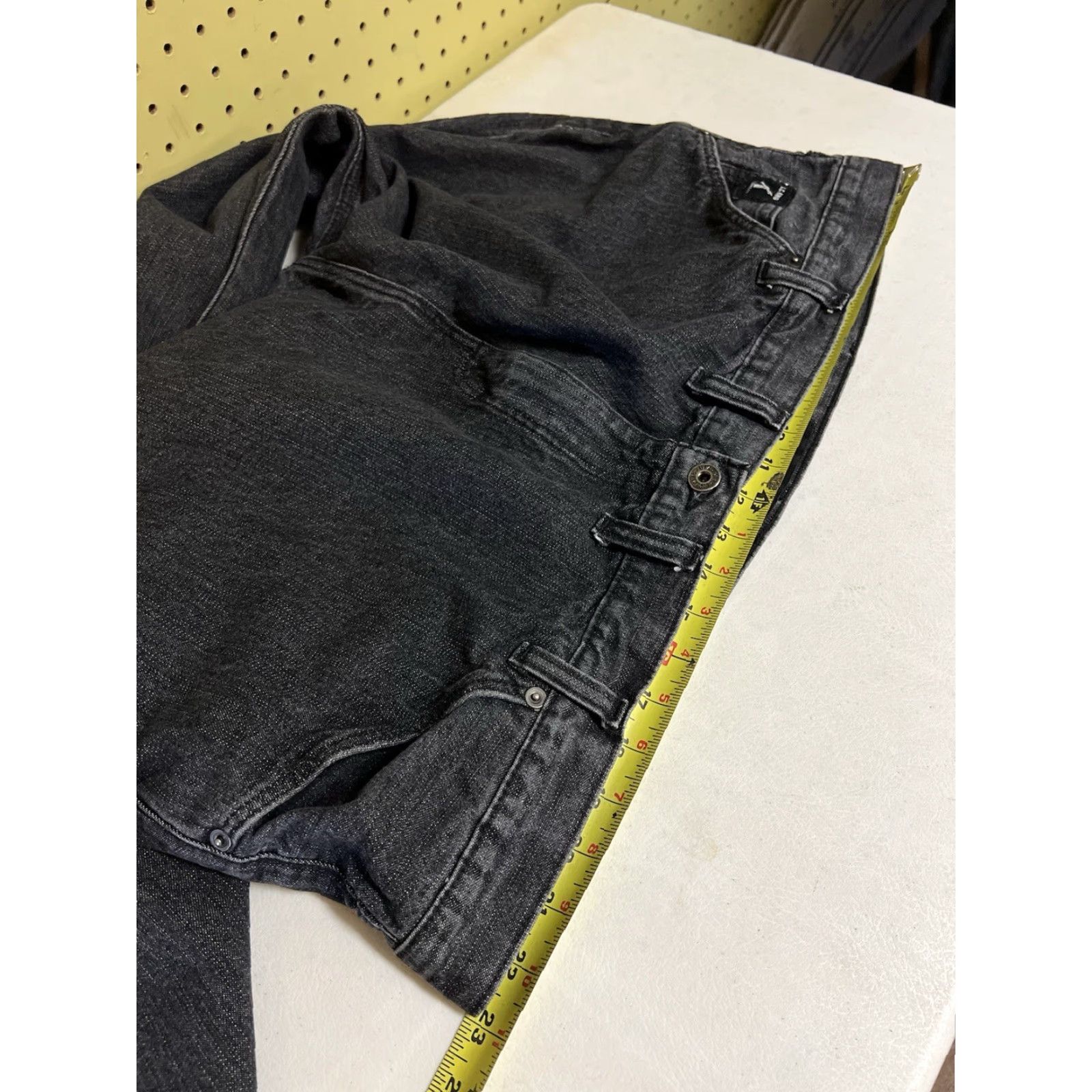 Denime LC KING Mens Jeans 46x30 Black Den im Heavy Duty Work Pants Regular Fits USA Pointer Brand 5-Pocket Style Size US 30 / EU 46 - 7 Thumbnail