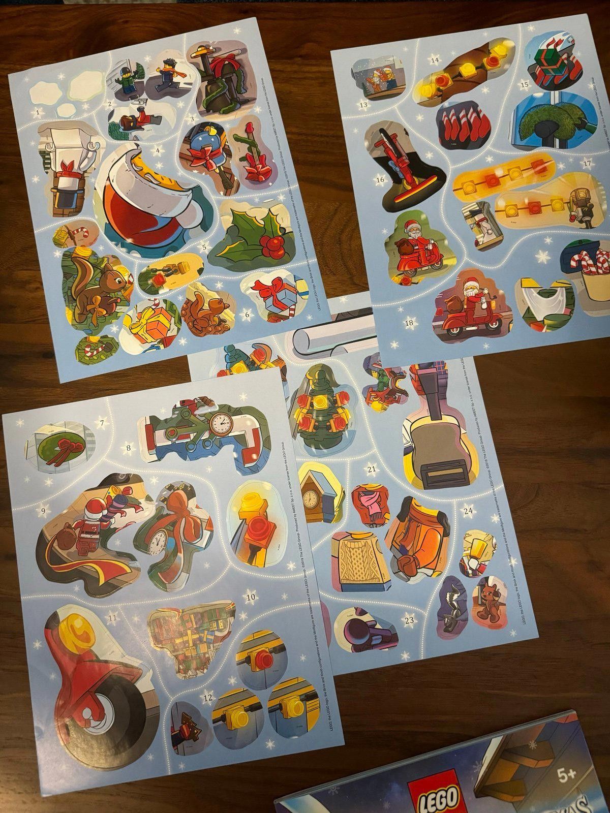 LEGO NEW LEGO Countdown to Christmas Advent Scene Calendar Size ONE SIZE - 6 Thumbnail