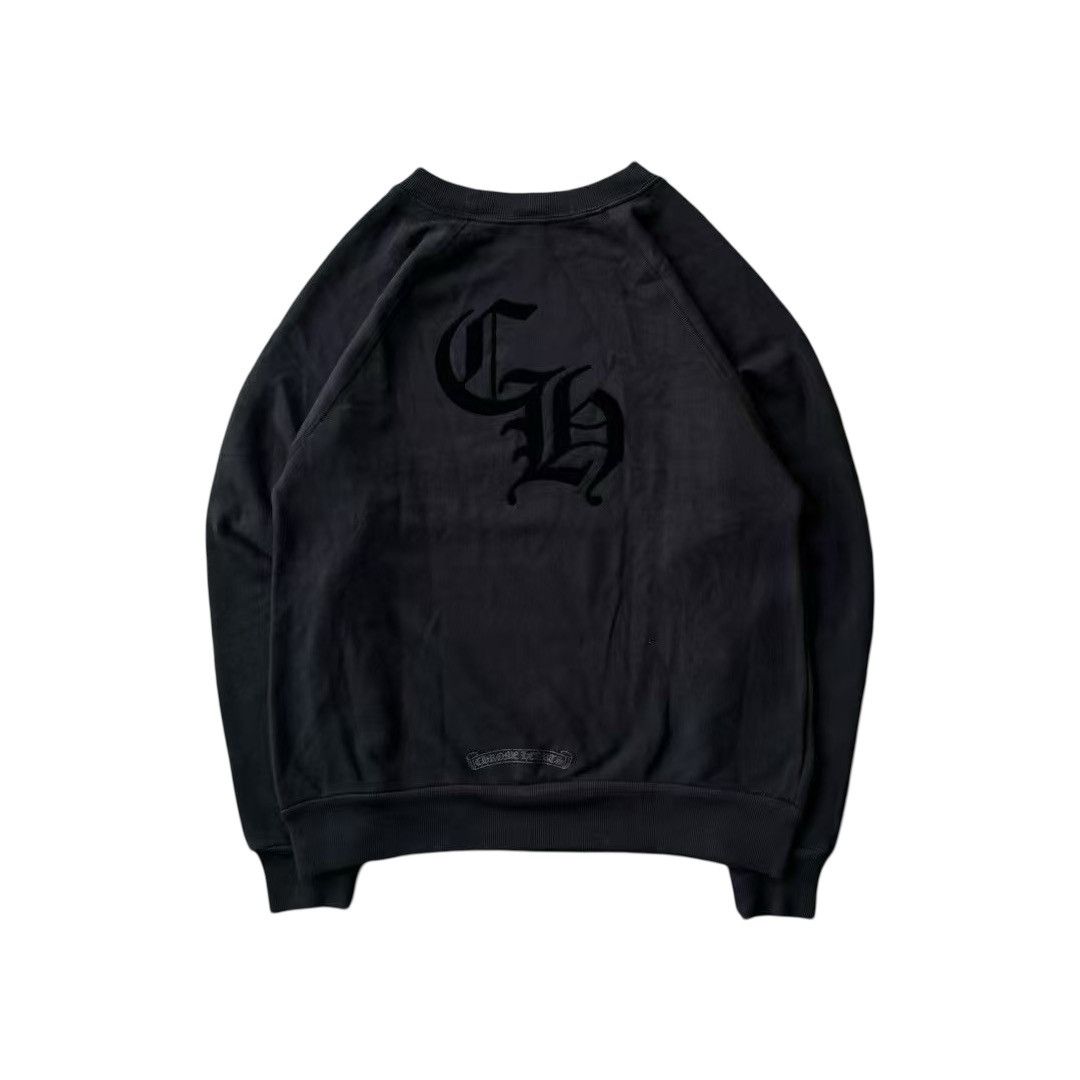 Chrome Hearts Triple velvet cross blind spot crewneck sweatshirt Size US M / EU 48-50 / 2 - 2 Thumbnail