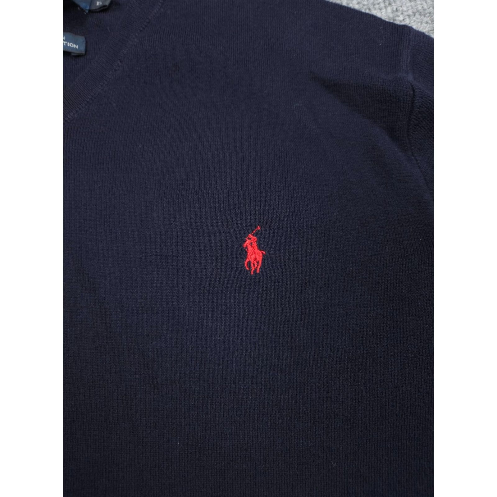 Polo Ralph Lauren VTG Polo Ralph Lauren Sweater Mens L V-Neck Size US L / EU 52-54 / 3 - 3 Thumbnail