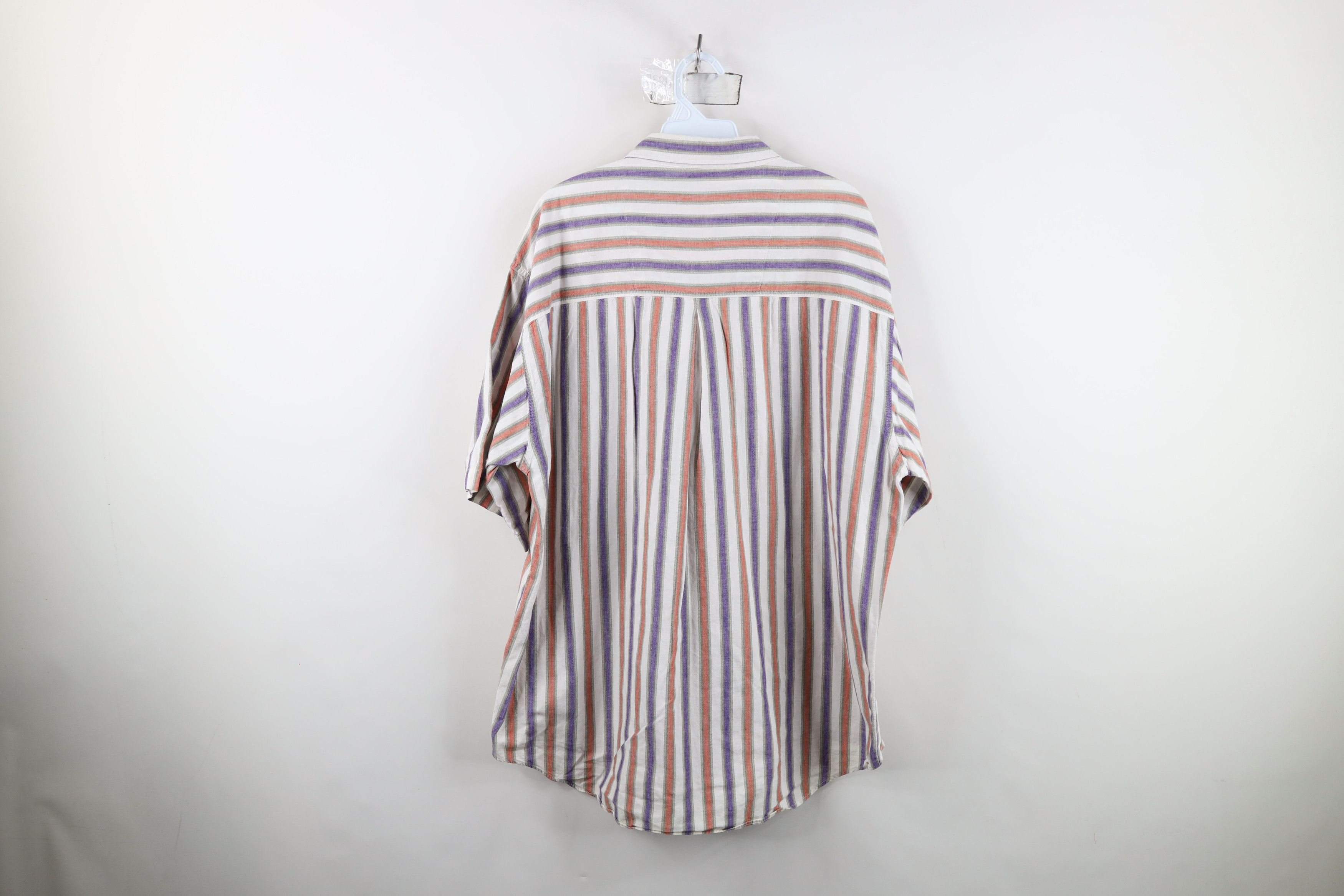 Vintage Vintage 90s Streetwear Baggy Fit Short Sleeve Button Shirt Size US XL / EU 56 / 4 - 12 Thumbnail