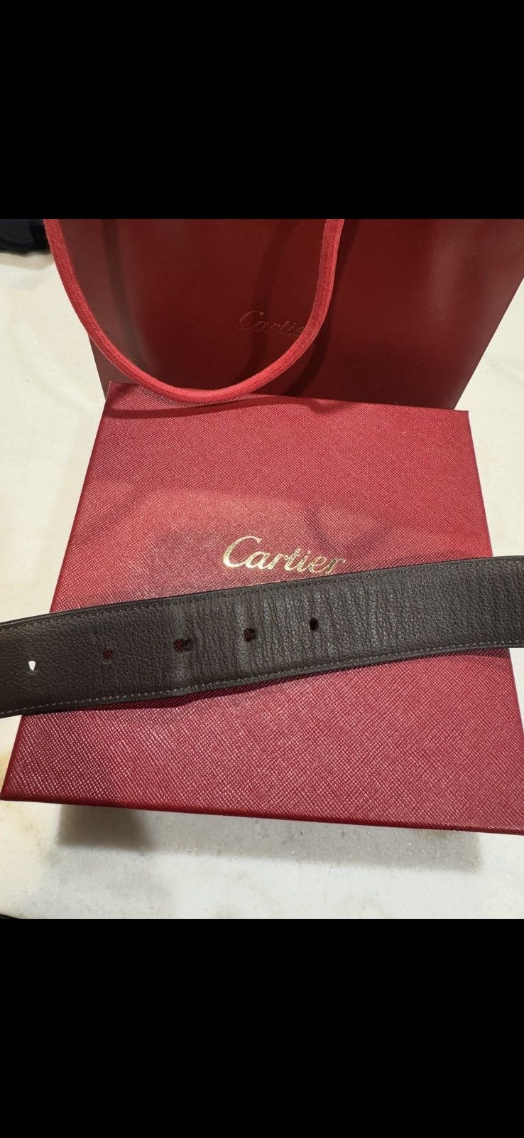 Cartier Cartier reversible santos belt Size 32 - 7 Thumbnail