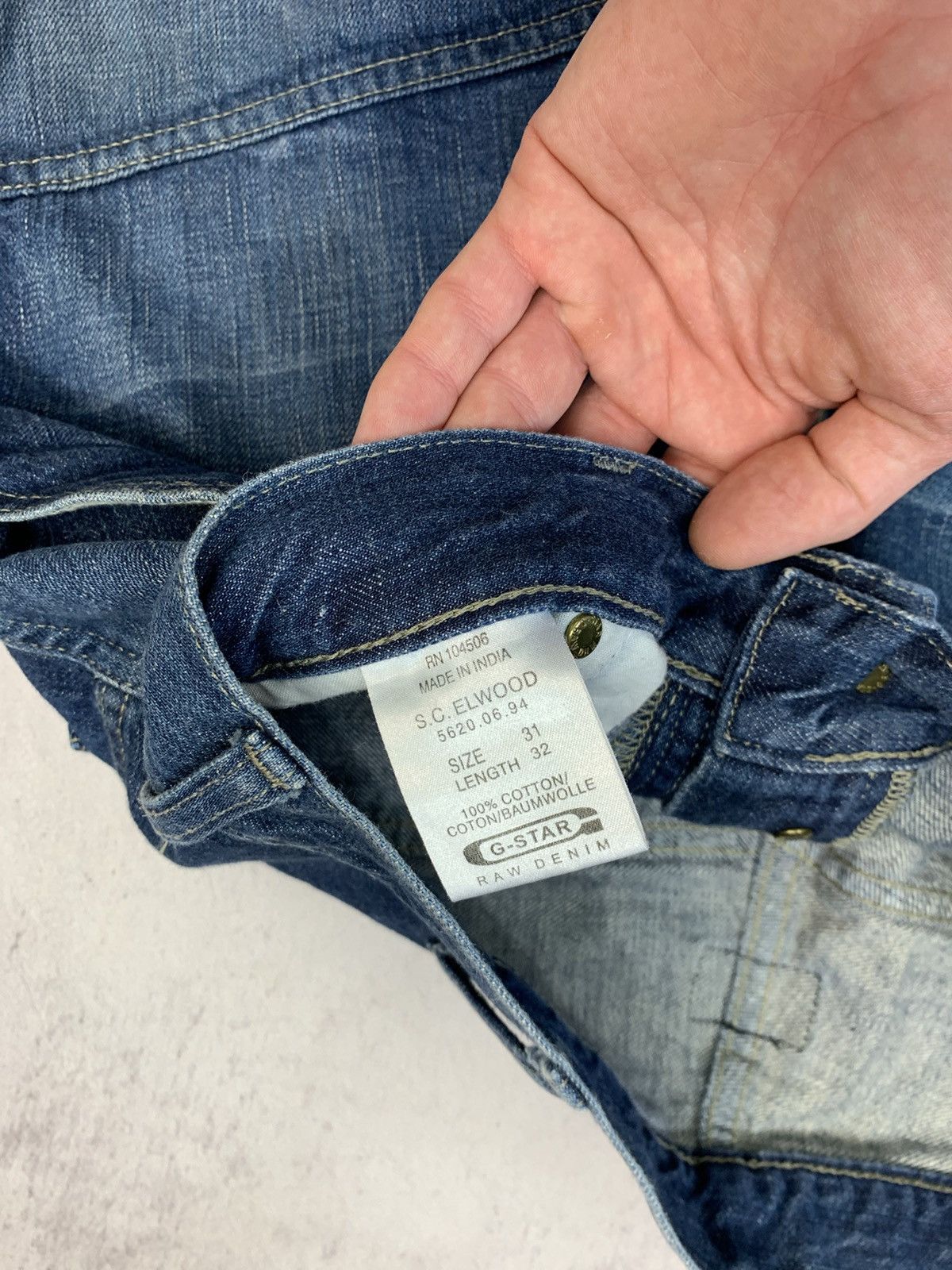 G-Star G-STAR RAW Mens Double Knee Baggy Jeans Size US 31 - 8 Thumbnail