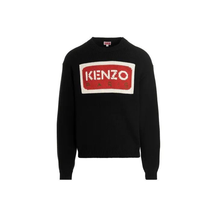 Kenzo Kenzo x Nigo Black Logo Knit Sweater 0079 Size US XL / EU 56 / 4 - 1 Thumbnail