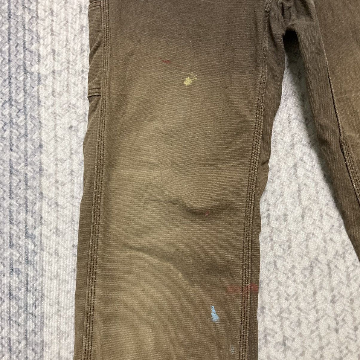 Carhartt × Carhartt Wip × Vintage Sunfaded Carhartt Brown Carpenter Pants with Some Paint Size US 32 / EU 48 - 5 Thumbnail