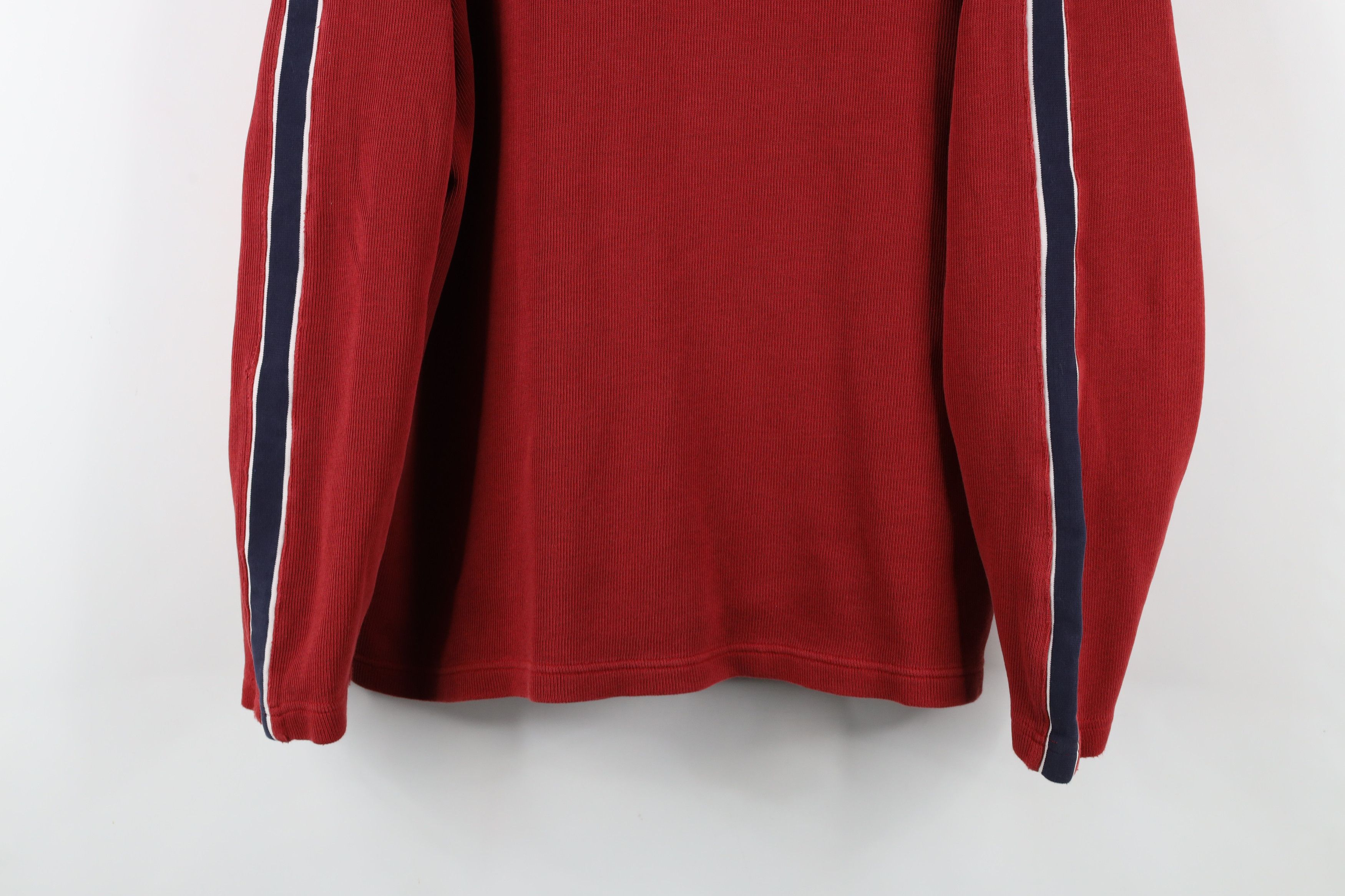J.Crew × Vintage Vintage 90s J Crew Cotton Ribbed Knit Long Sleeve T-Shirt Size US L / EU 52-54 / 3 - 3 Thumbnail