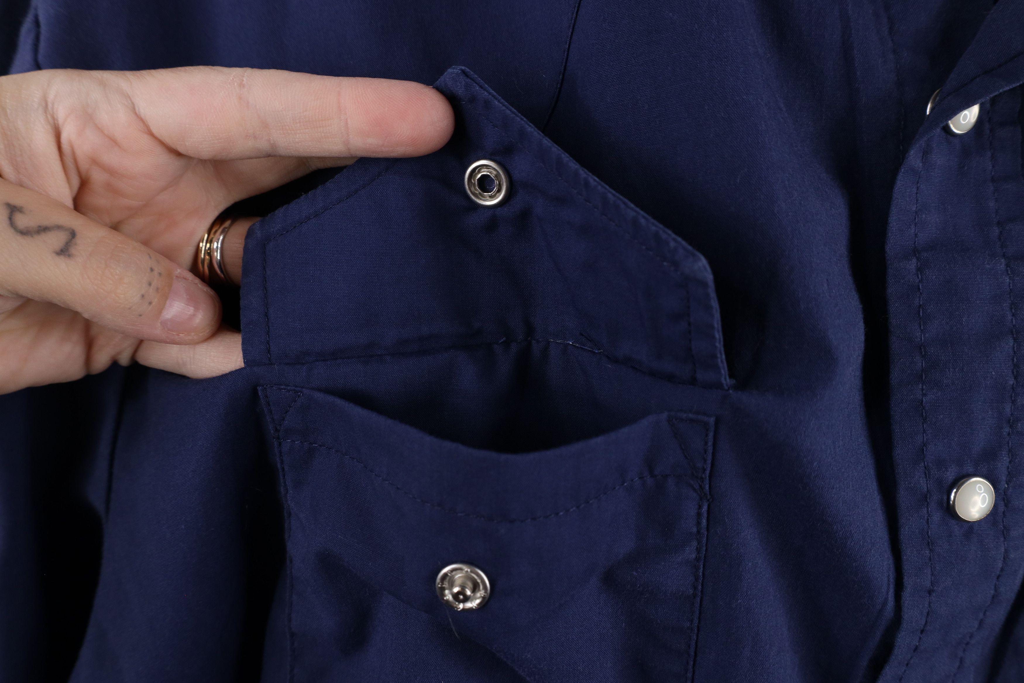 Vintage Vintage 90s Rockabilly Rodeo Short Sleeve Button Shirt Size US L / EU 52-54 / 3 - 4 Thumbnail