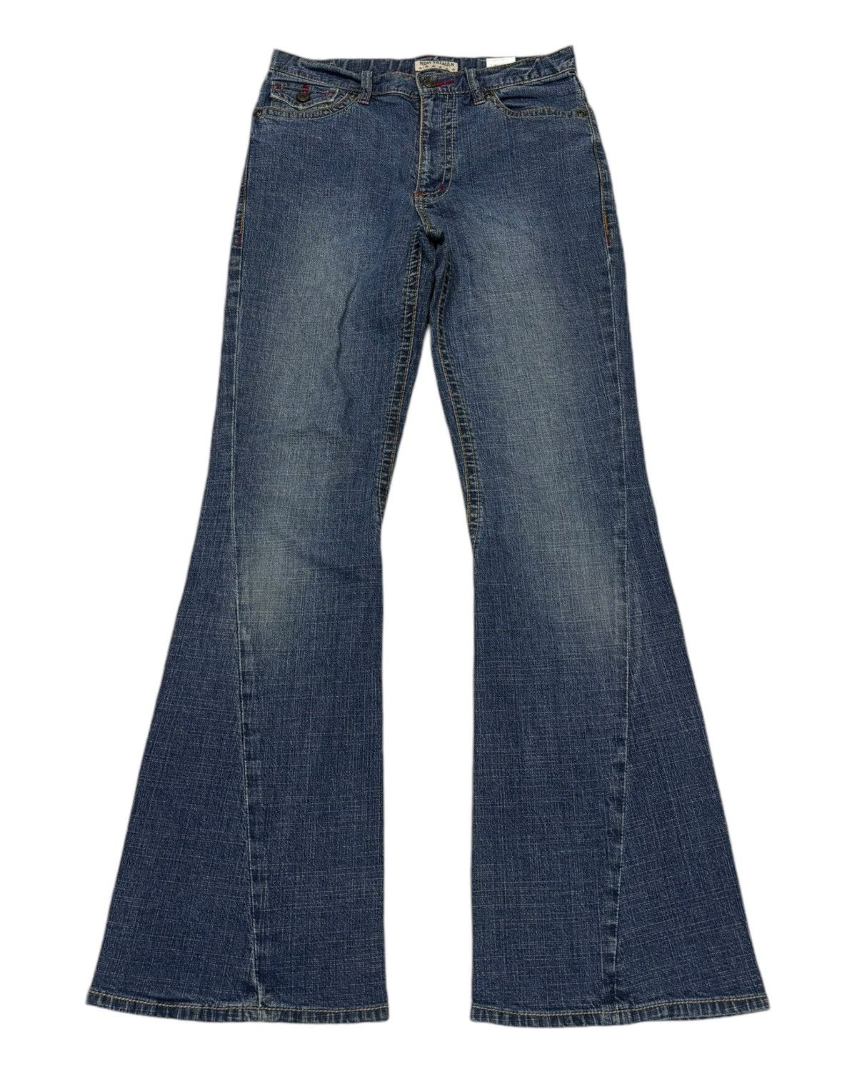 Hysteric Glamour × Japanese Brand FLARED TWIST💥90s Style Bootcut Denim Mini Valman Flare Jeans Size US 26 / EU 42 - 1 Thumbnail