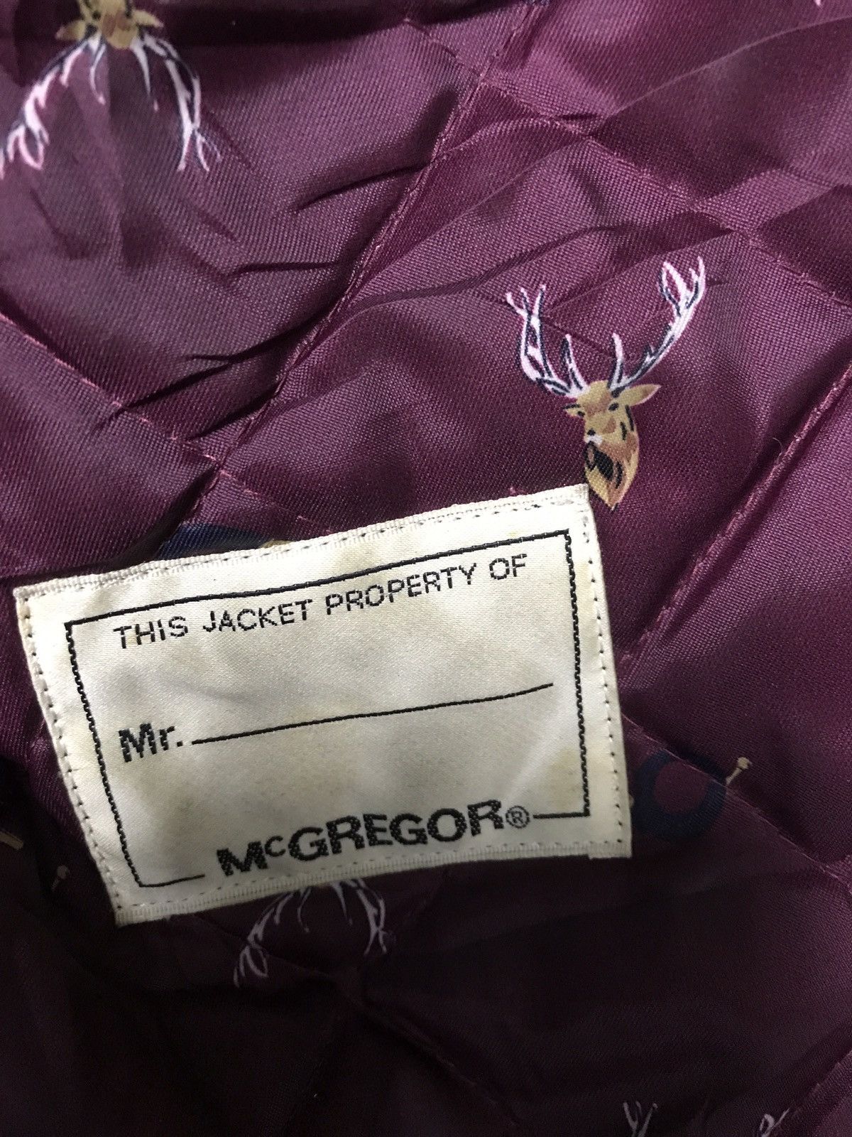 Leather × McGregor × Vintage Vintage McGregor Leather Collar Wool Jacket Size US L / EU 52-54 / 3 - 10 Thumbnail