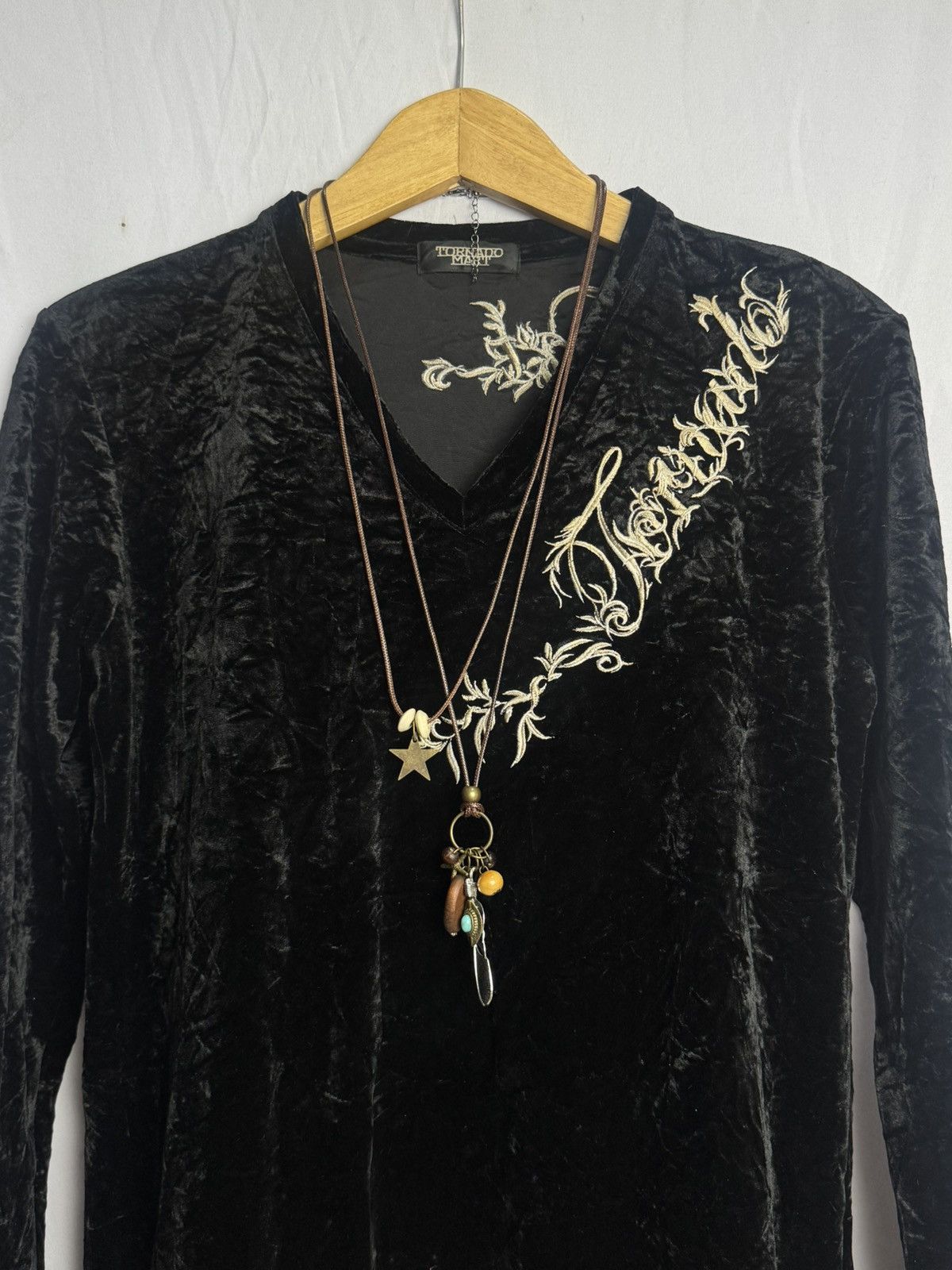 Tornado Mart Tornado Mart Archived Velvet Embroidered Long Sleeve Size US M / EU 48-50 / 2 - 1 Thumbnail