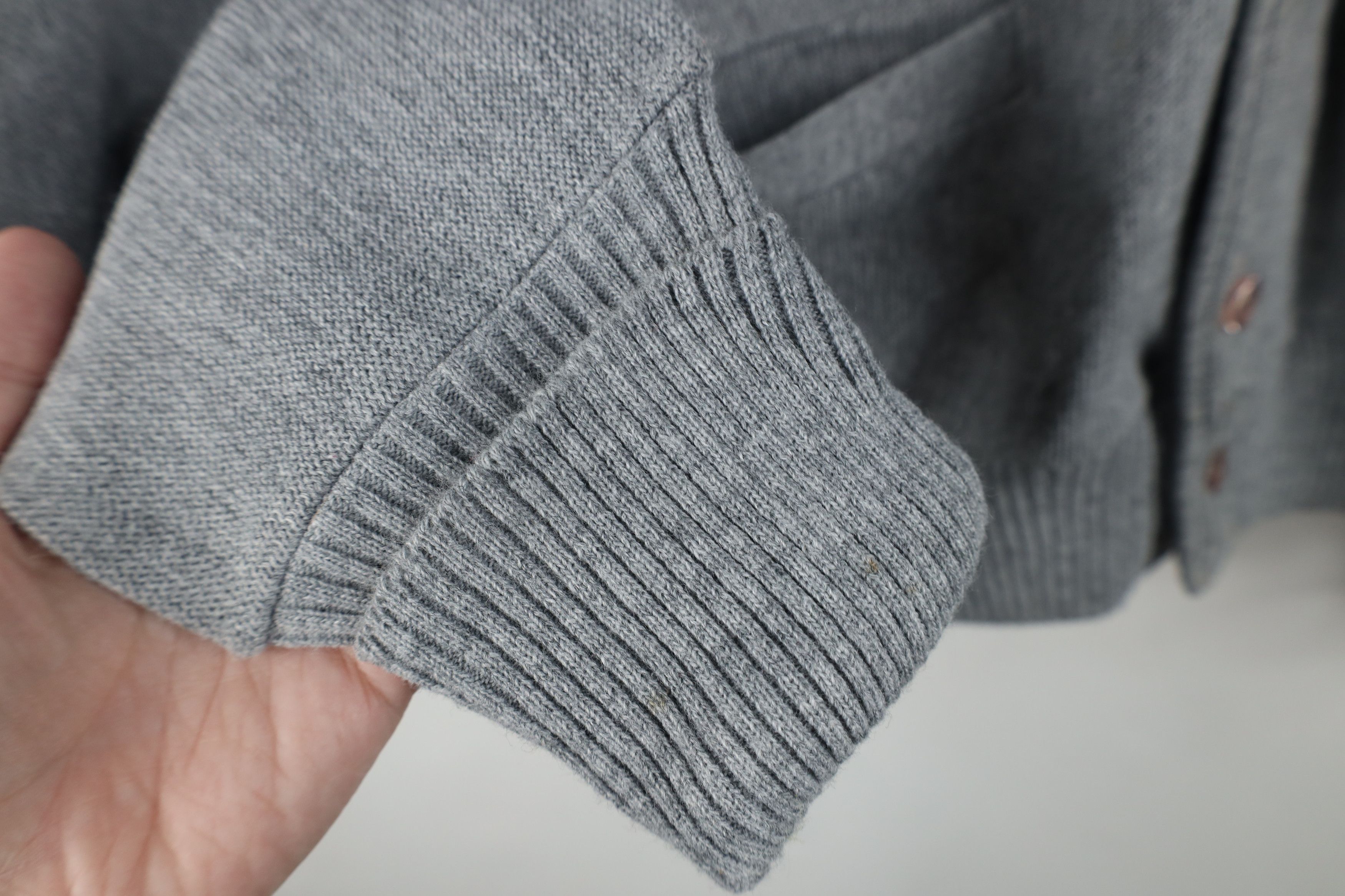 Vintage Vintage 70s Streetwear Blank Knit Cardigan Sweater USA Size US M / EU 48-50 / 2 - 7 Thumbnail