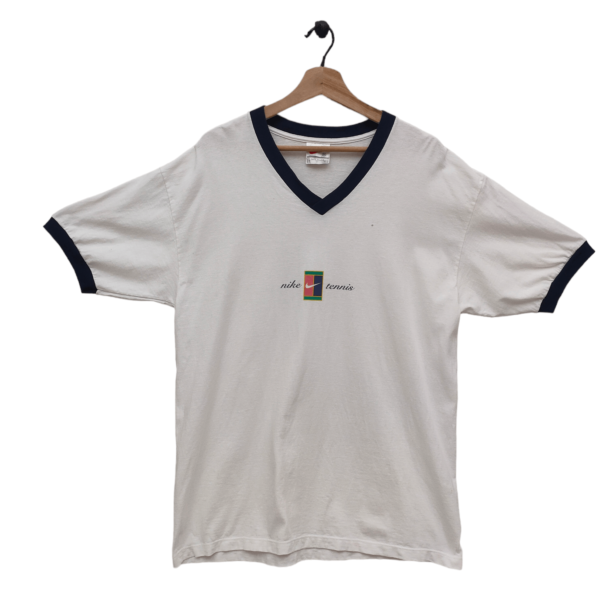 Nike × Vintage 90s Nike tennis tee Size US M / EU 48-50 / 2 - 1 Thumbnail