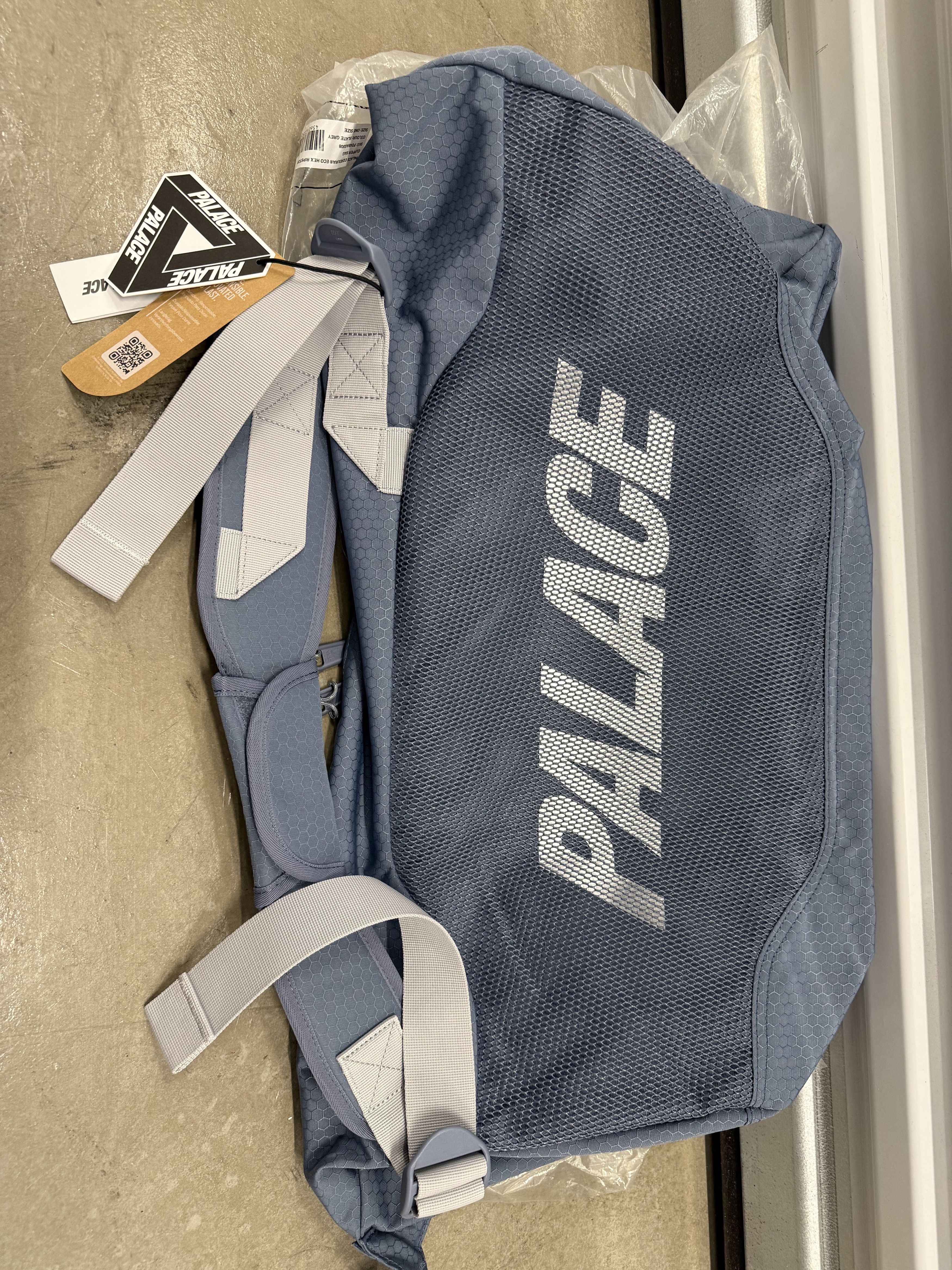 Palace cordura eco hex ripstop clipper bag slate grey Size ONE SIZE - 1 Thumbnail