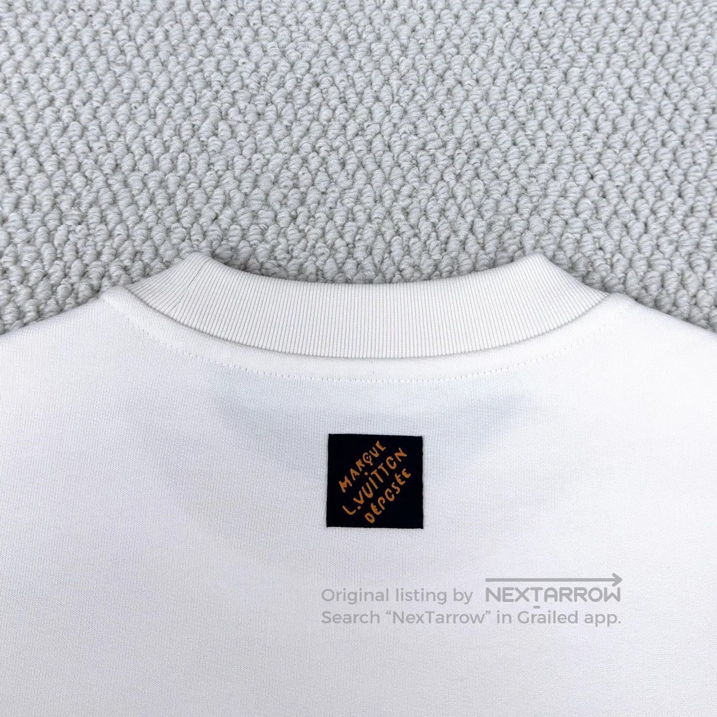 Louis Vuitton Louis Vuitton Off-White Embroidered Signature Letter Logo Size US M / EU 48-50 / 2 - 5 Thumbnail