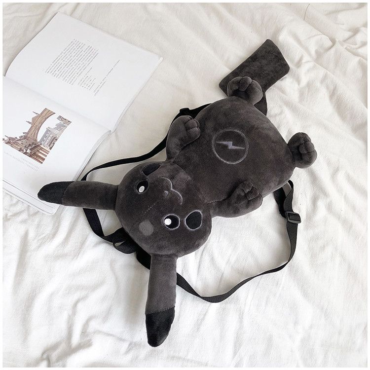 Japanese Brand Black pikachu backpack Size ONE SIZE - 1 Thumbnail