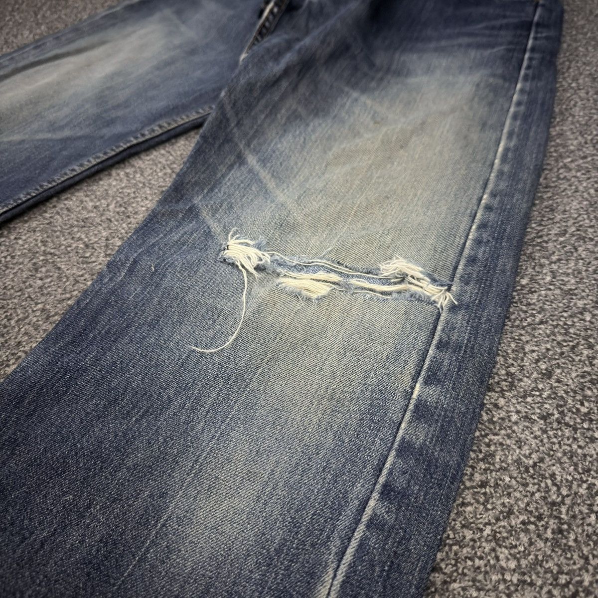 Engineered Garments × Levi's Vintage 90s Levis 612 Orange Tab Distressed Denim Size US 29 - 5 Thumbnail