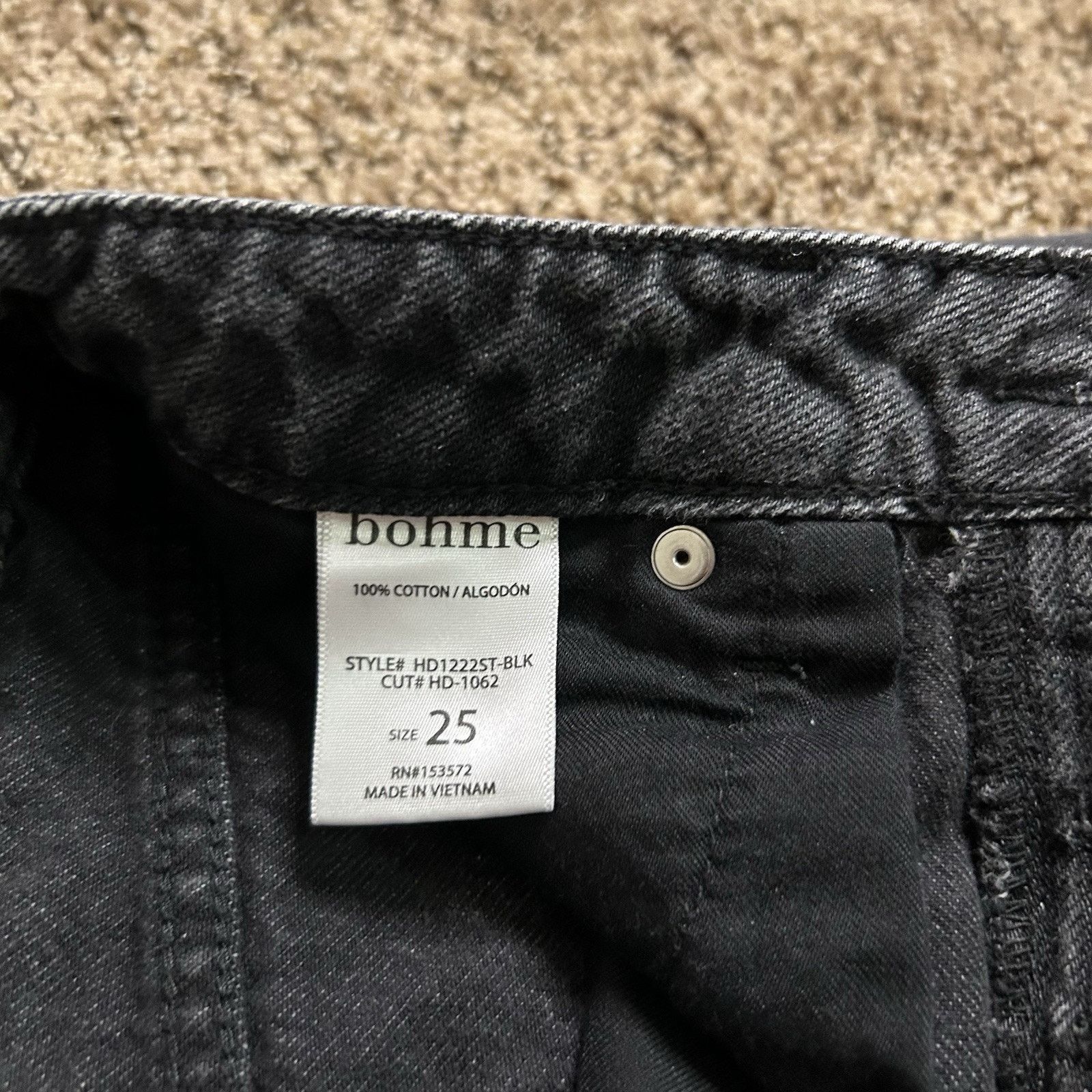 Other Bohme Distessed Fly Button Jeans Size 25 Size 25" / US 0 / IT 36 - 6 Thumbnail