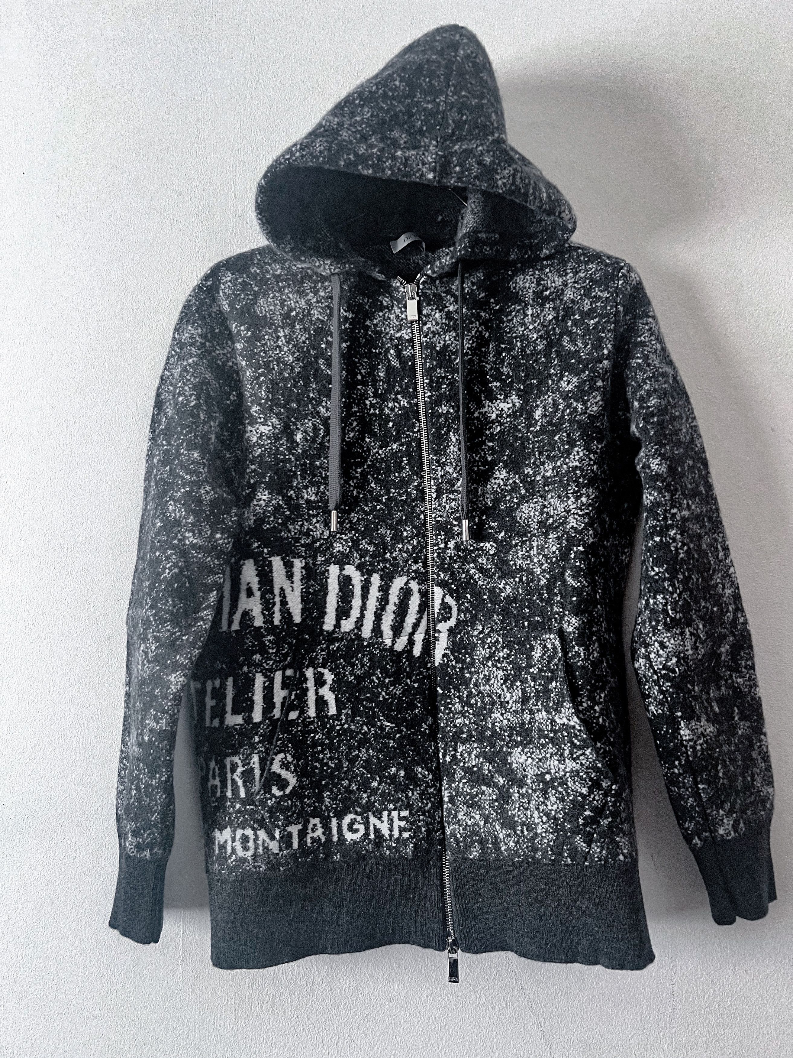 Dior Dior Wool Cardigan With Hood Size US XL / EU 56 / 4 - 1 Thumbnail
