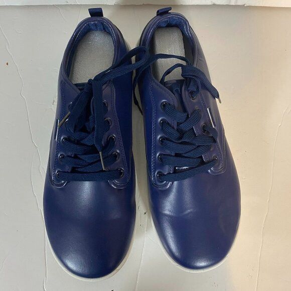 Other Low-top Lace-up Navy Blue Men’s Sneakers Shoes Size 45 Size US 11.5 / EU 44-45 - 3 Thumbnail