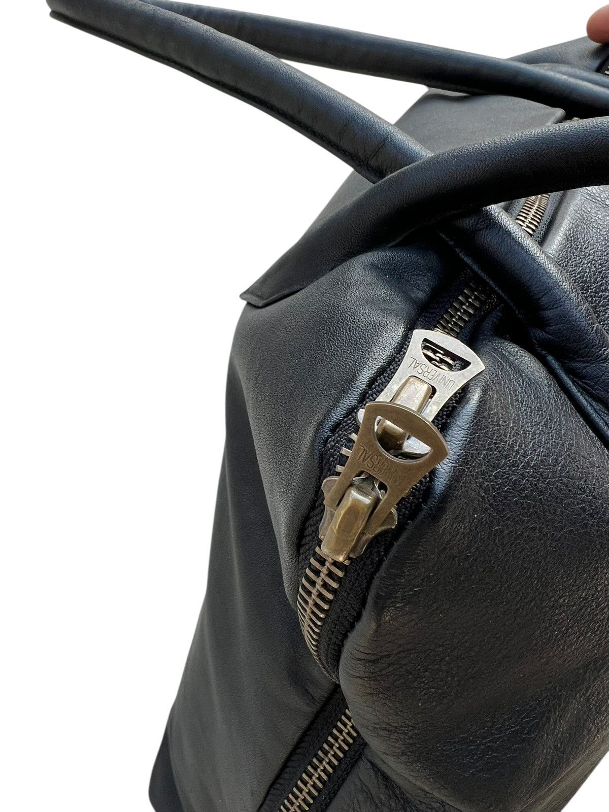 Leather CLASKA x The Factory Japan Black Leather Bag Size ONE SIZE - 20 Thumbnail