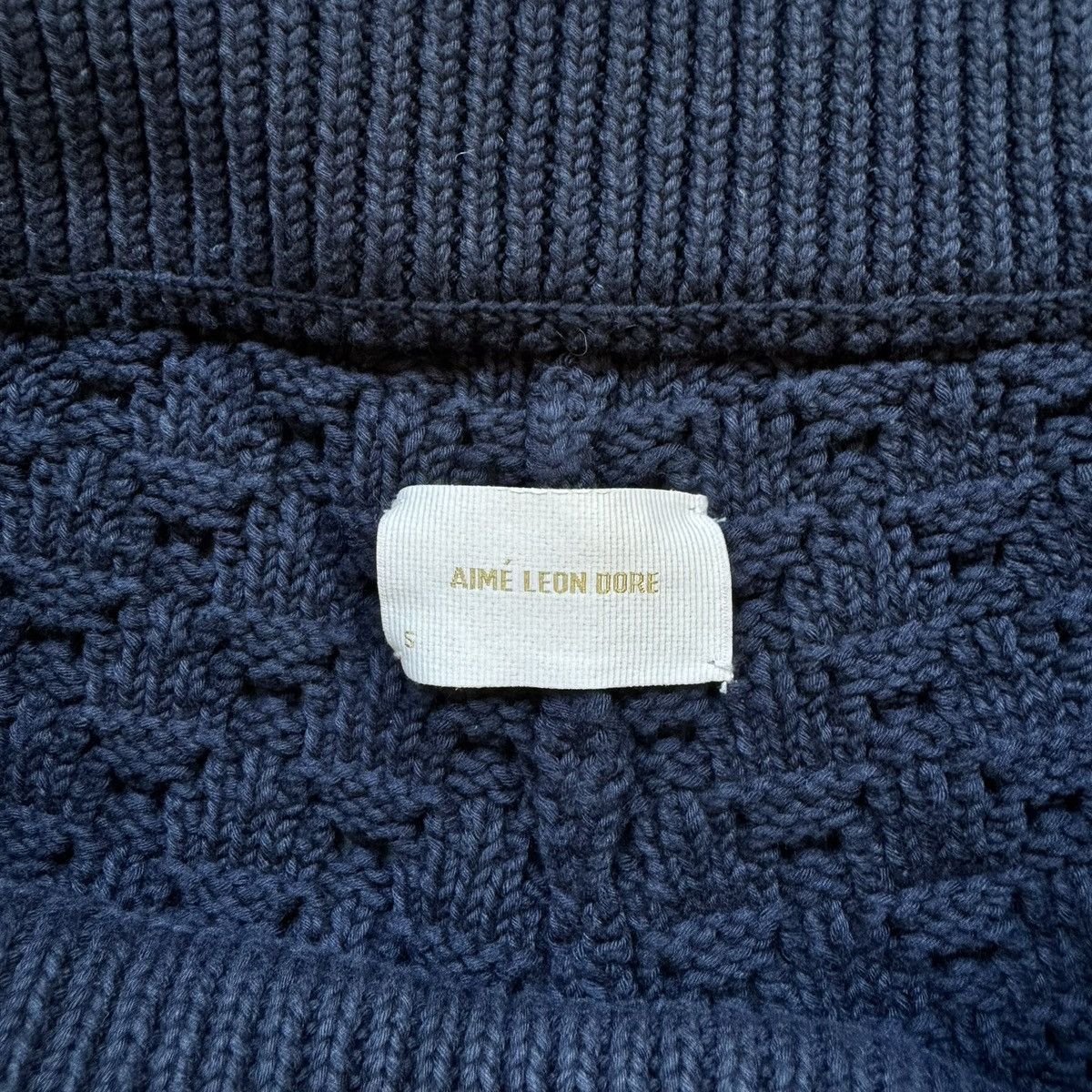 Aime Leon Dore Aime Léon Dore Eyelet Knit Short Navy Size US 31 - 4 Thumbnail