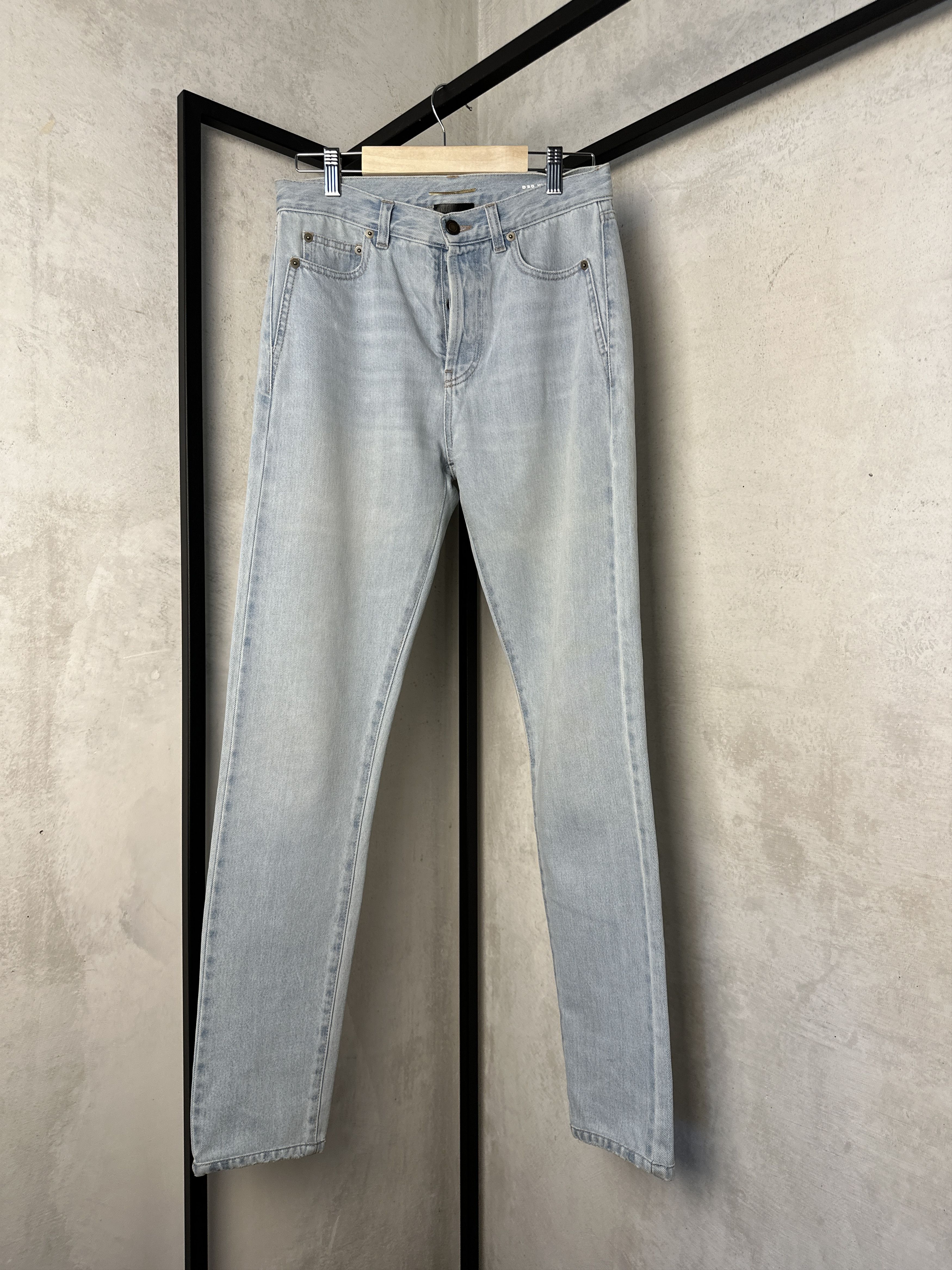 Saint Laurent Paris Saint Laurent SS17 Light Blue Skinny Jeans Size 27" / US 4 / IT 40 - 1 Thumbnail