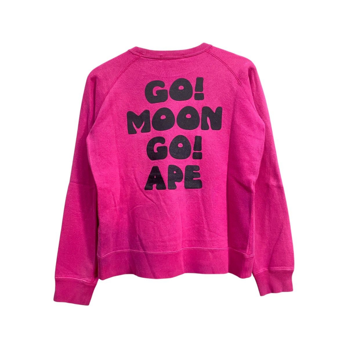 Bape Vintage Bape Baby Milo NASA Astronaut Raglan Sweatshirt Pink Size XS / US 0-2 / IT 36-38 - 2 Thumbnail